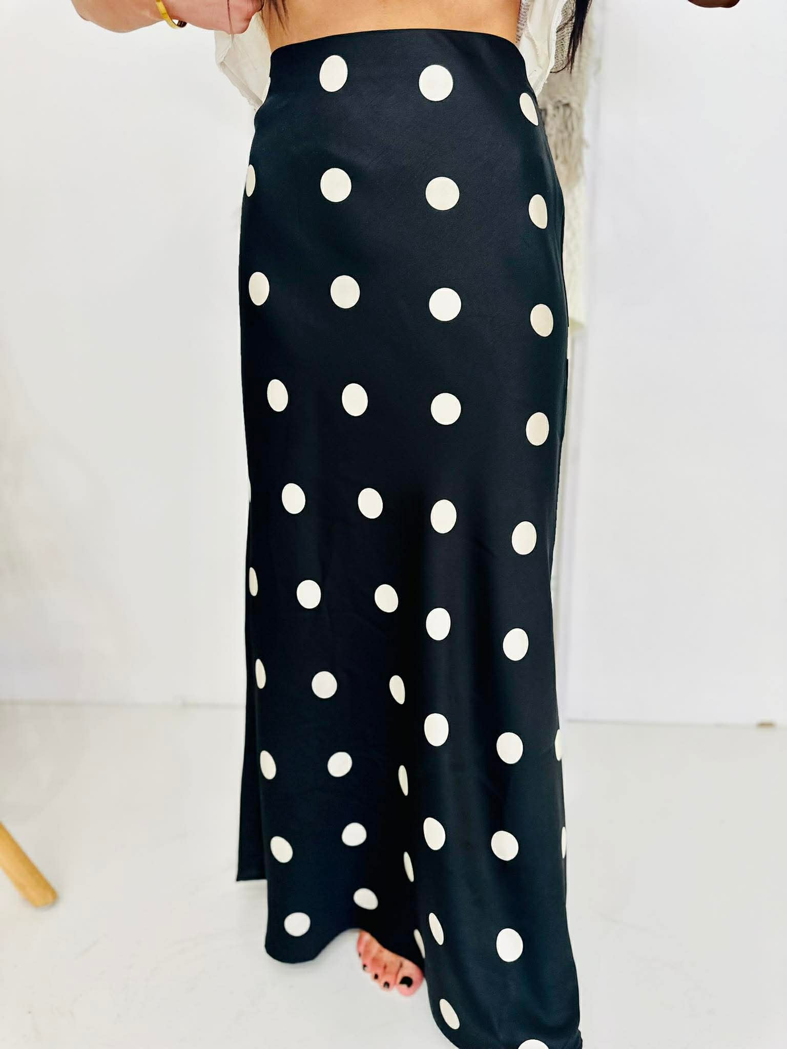 Dot Your Dreams Midi Skirt
