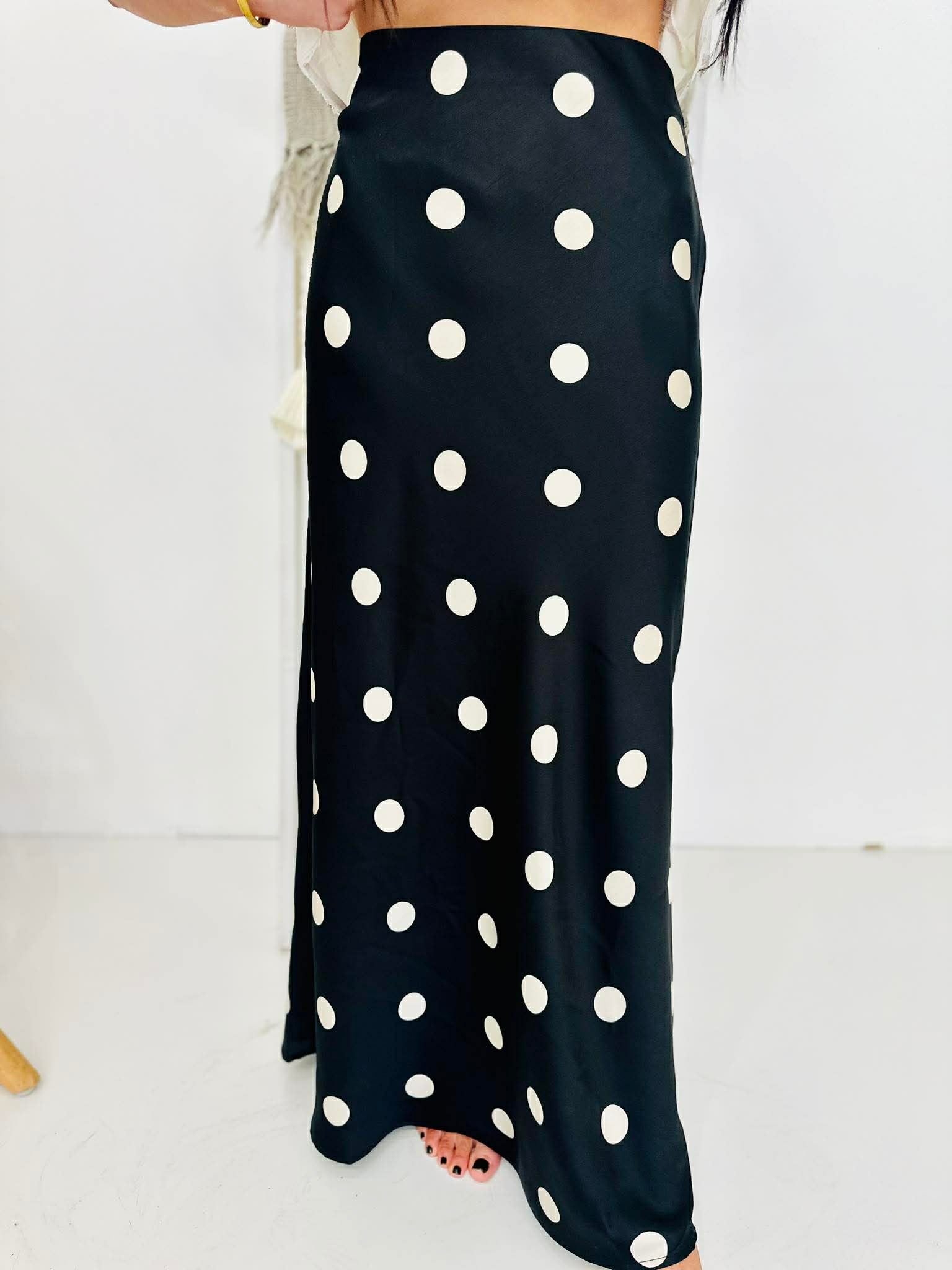 Dot Your Dreams Midi Skirt