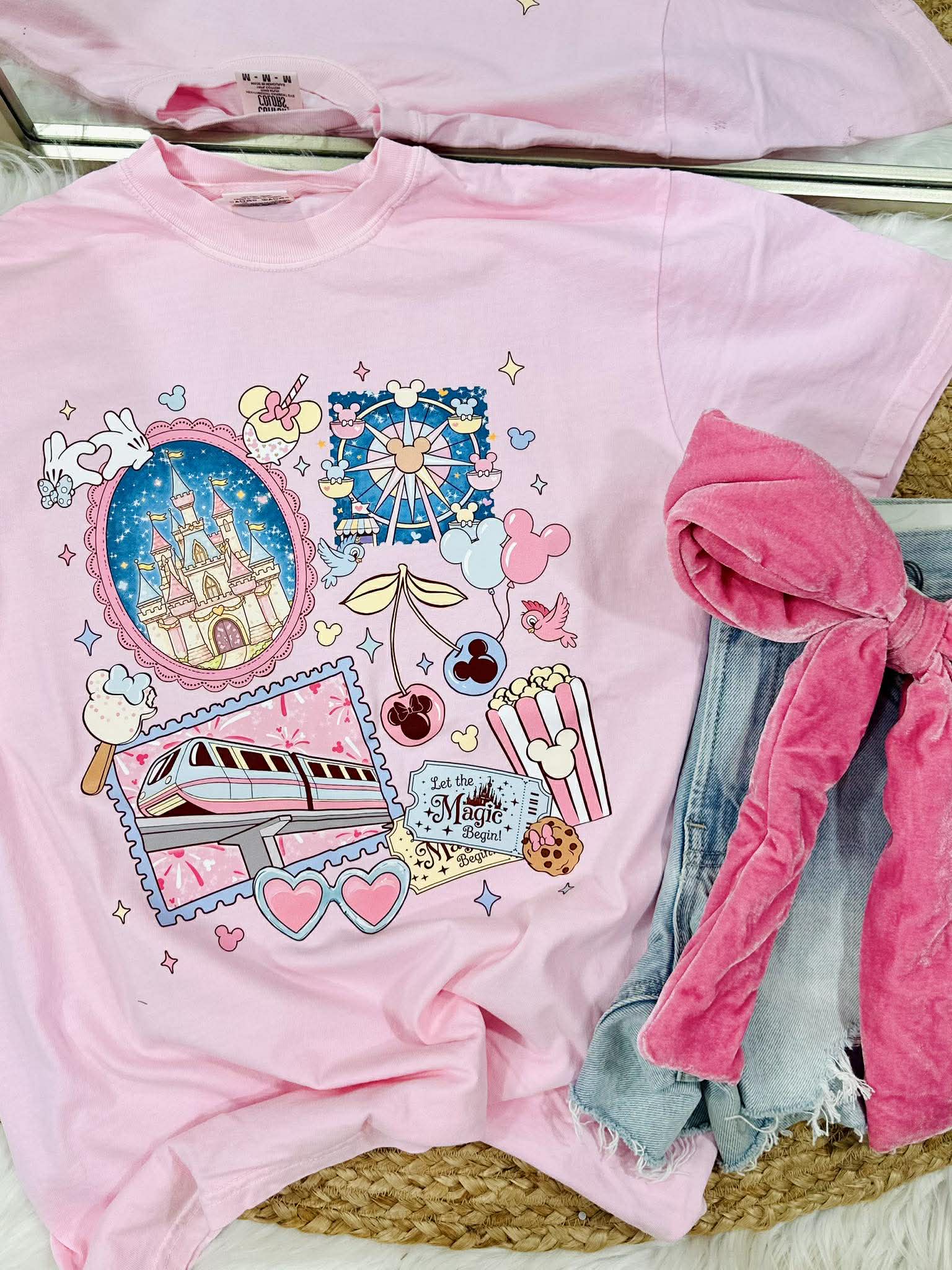 Let The Magic Begin Blossom Graphic Tee