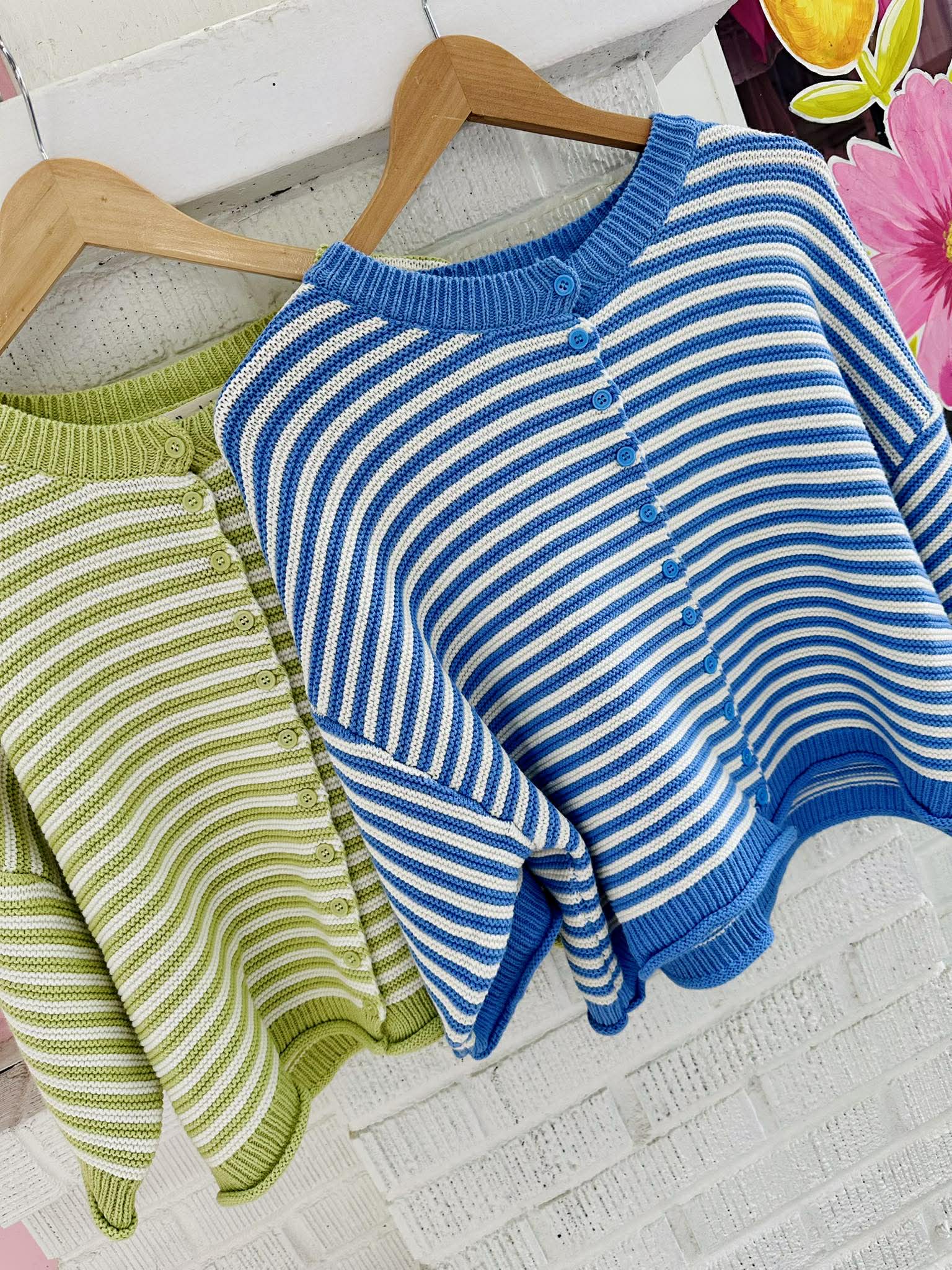 Chasing You Striped Sweater Top