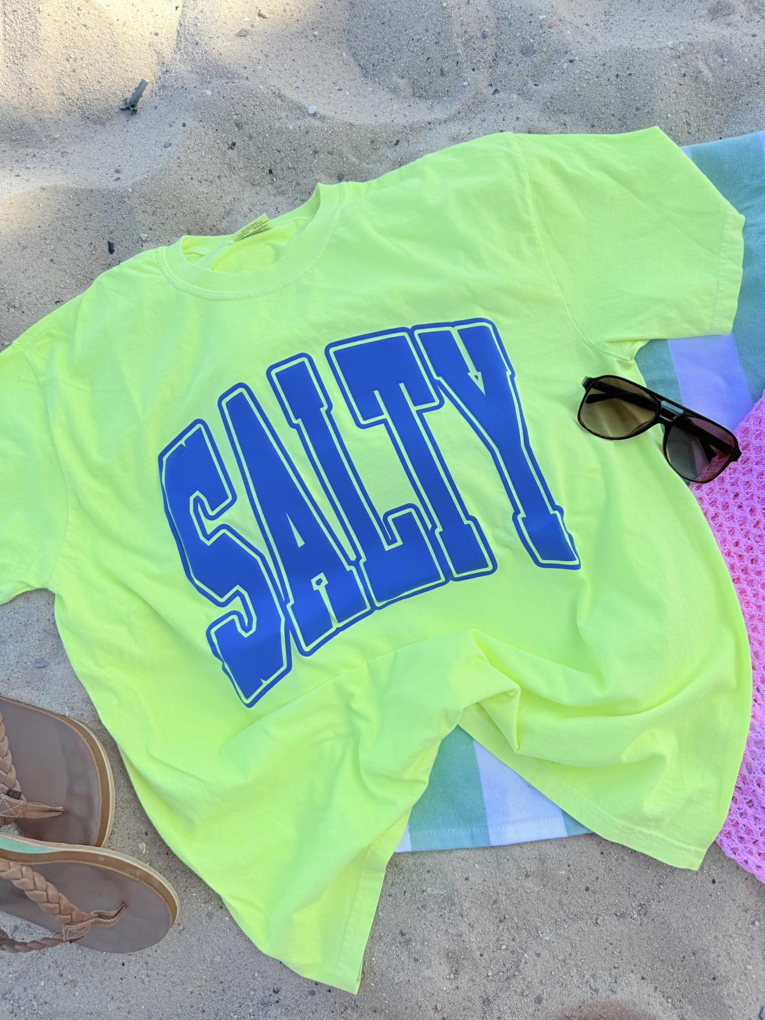 Neon Salty Neon Lemon Graphic Tee