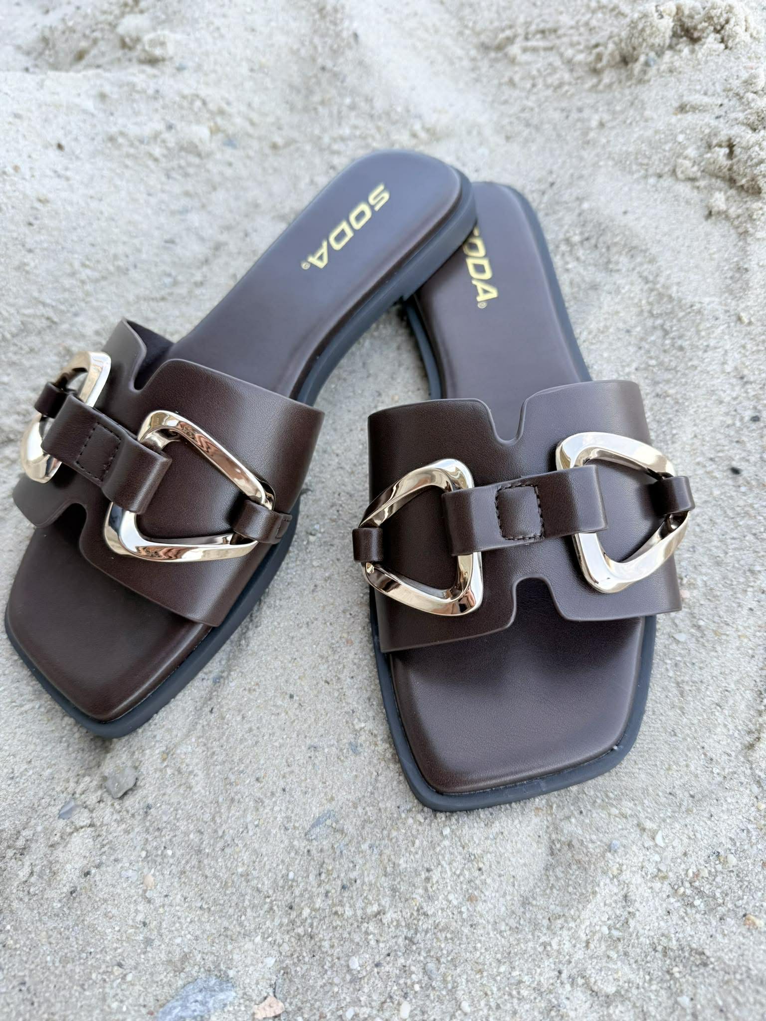 Loveless Chic Brown Sandals