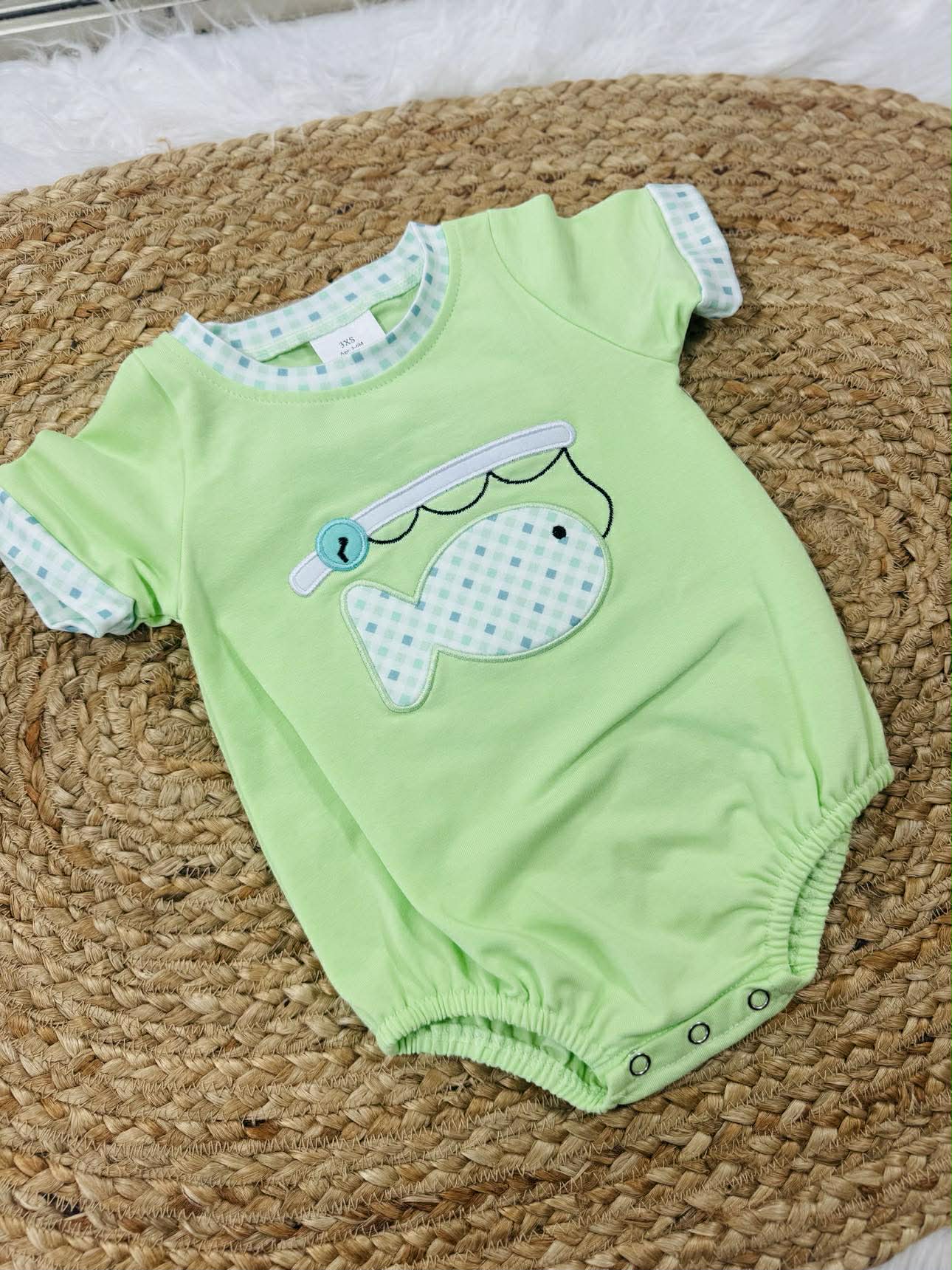 Boys Checkered Sleeveless Bubble