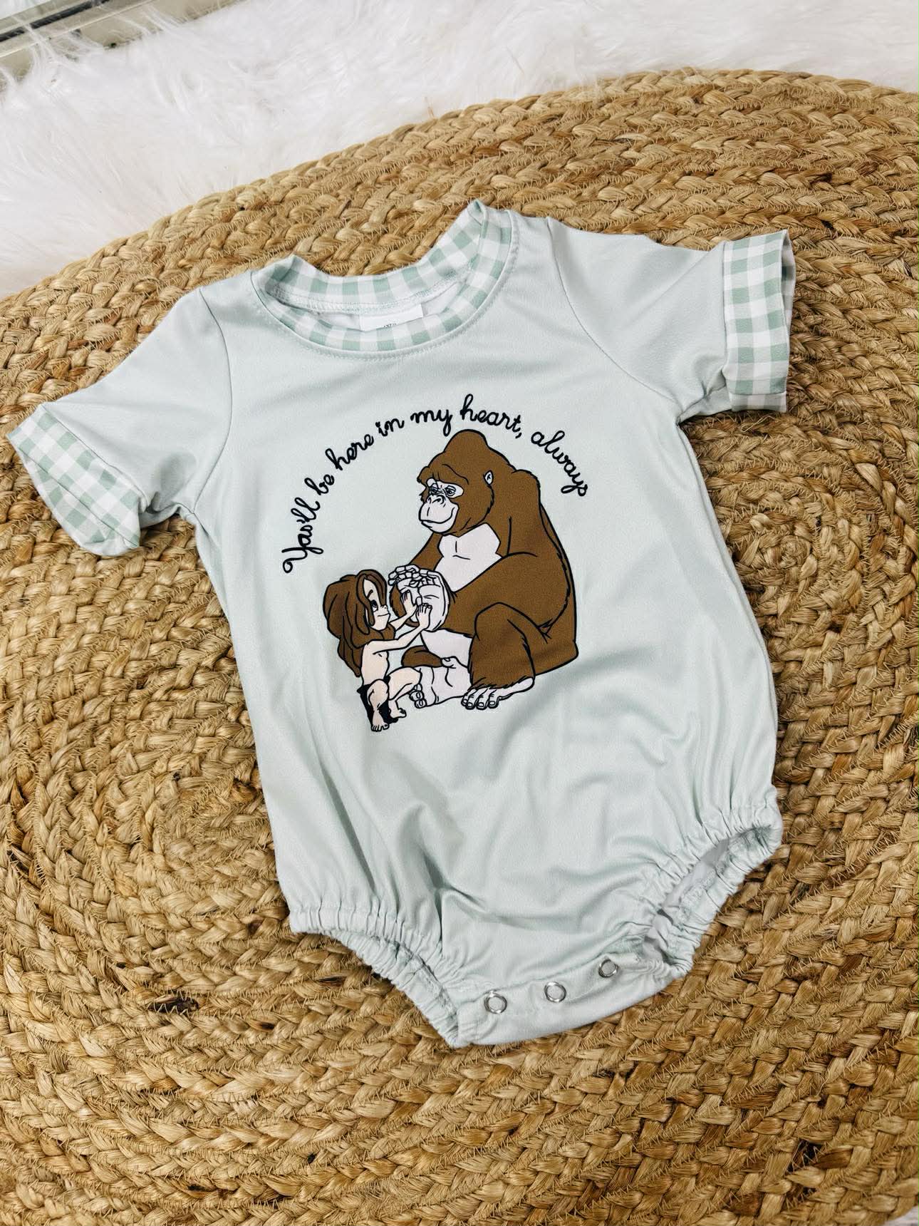 Boys Fish Applique Bubble