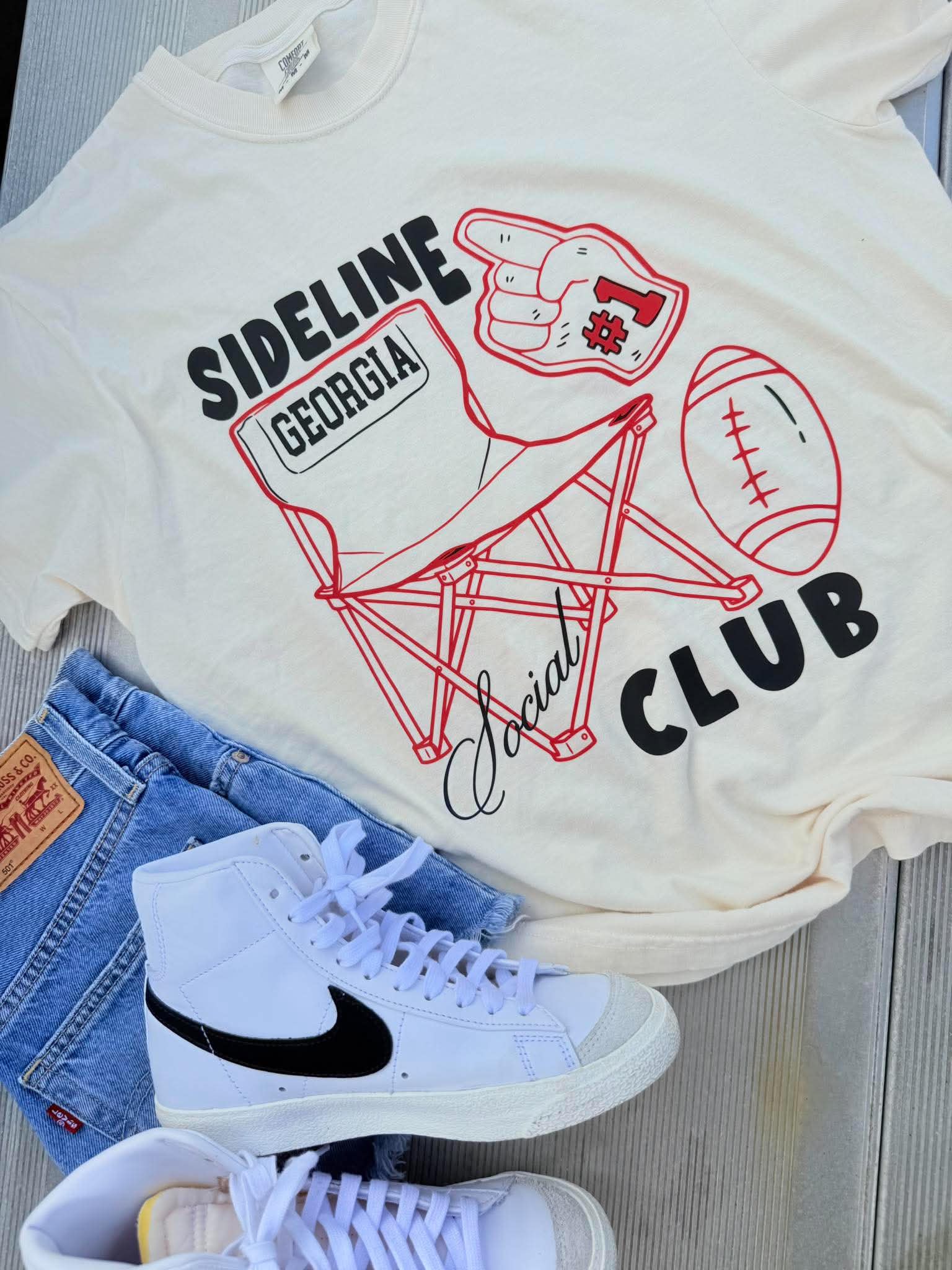 Sideline Social Club Graphic Tee - #GAME108