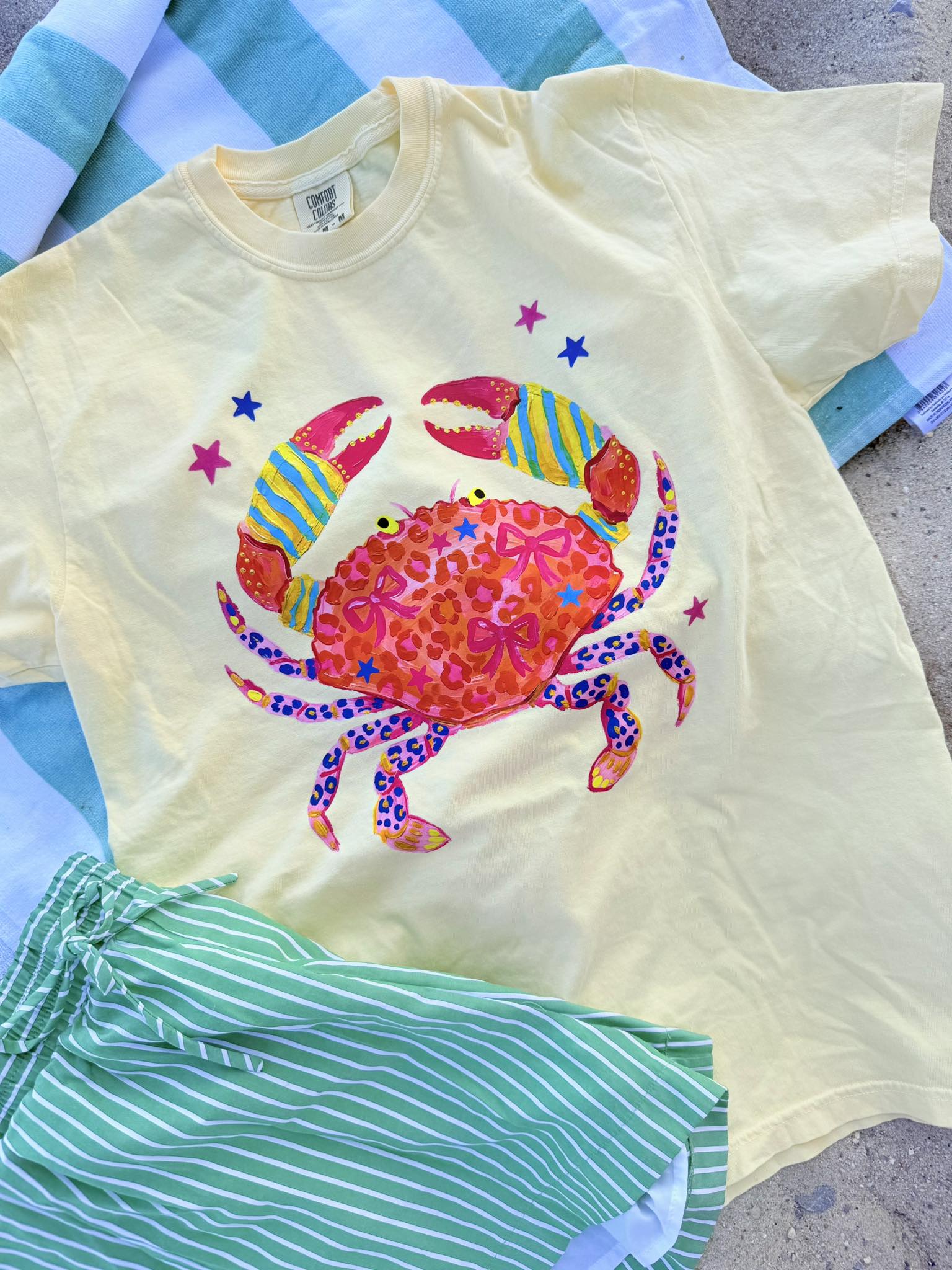 Preppy Crab Butter Graphic Tee