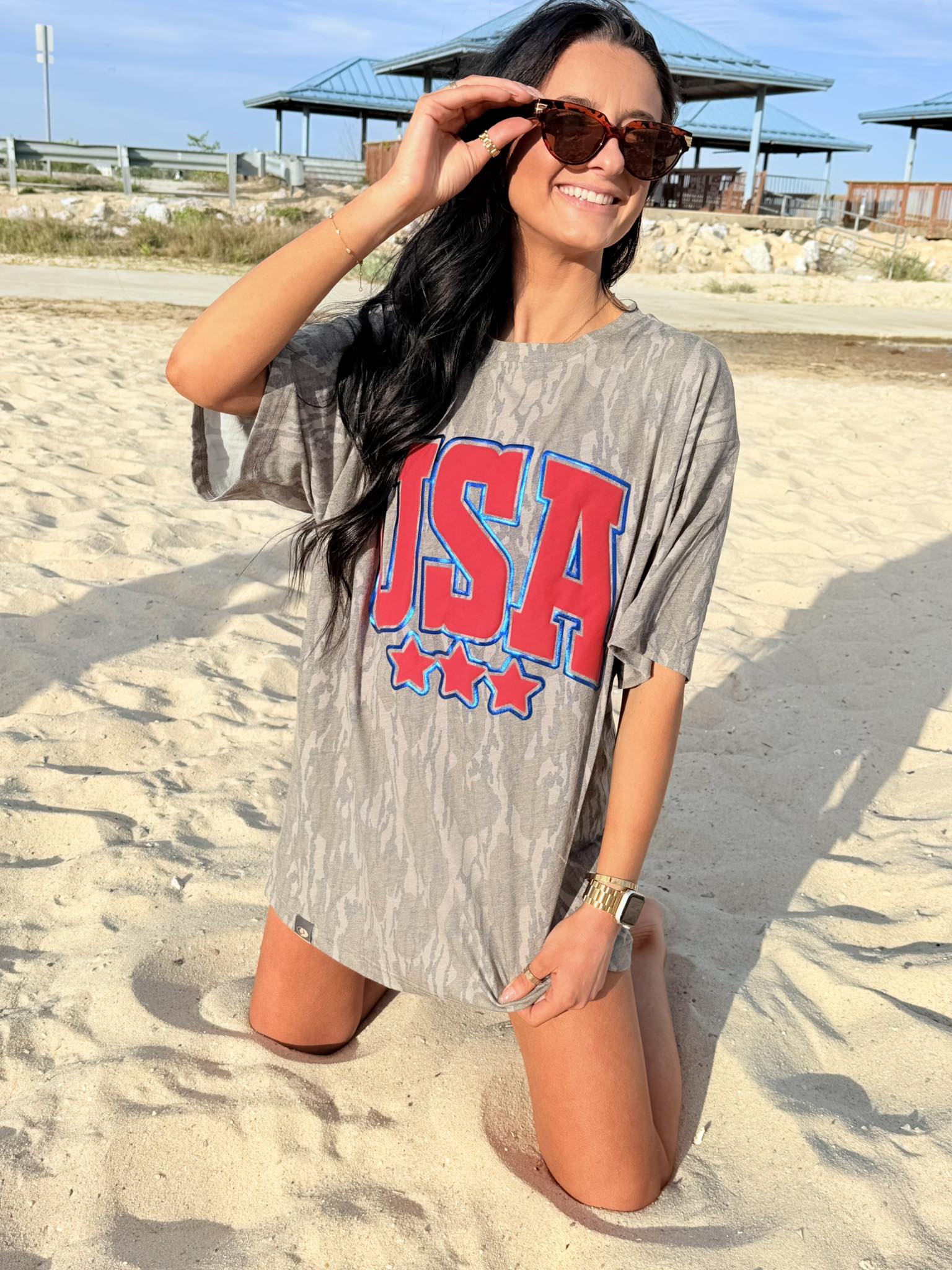 USA Puff Bottomland Graphic Tee