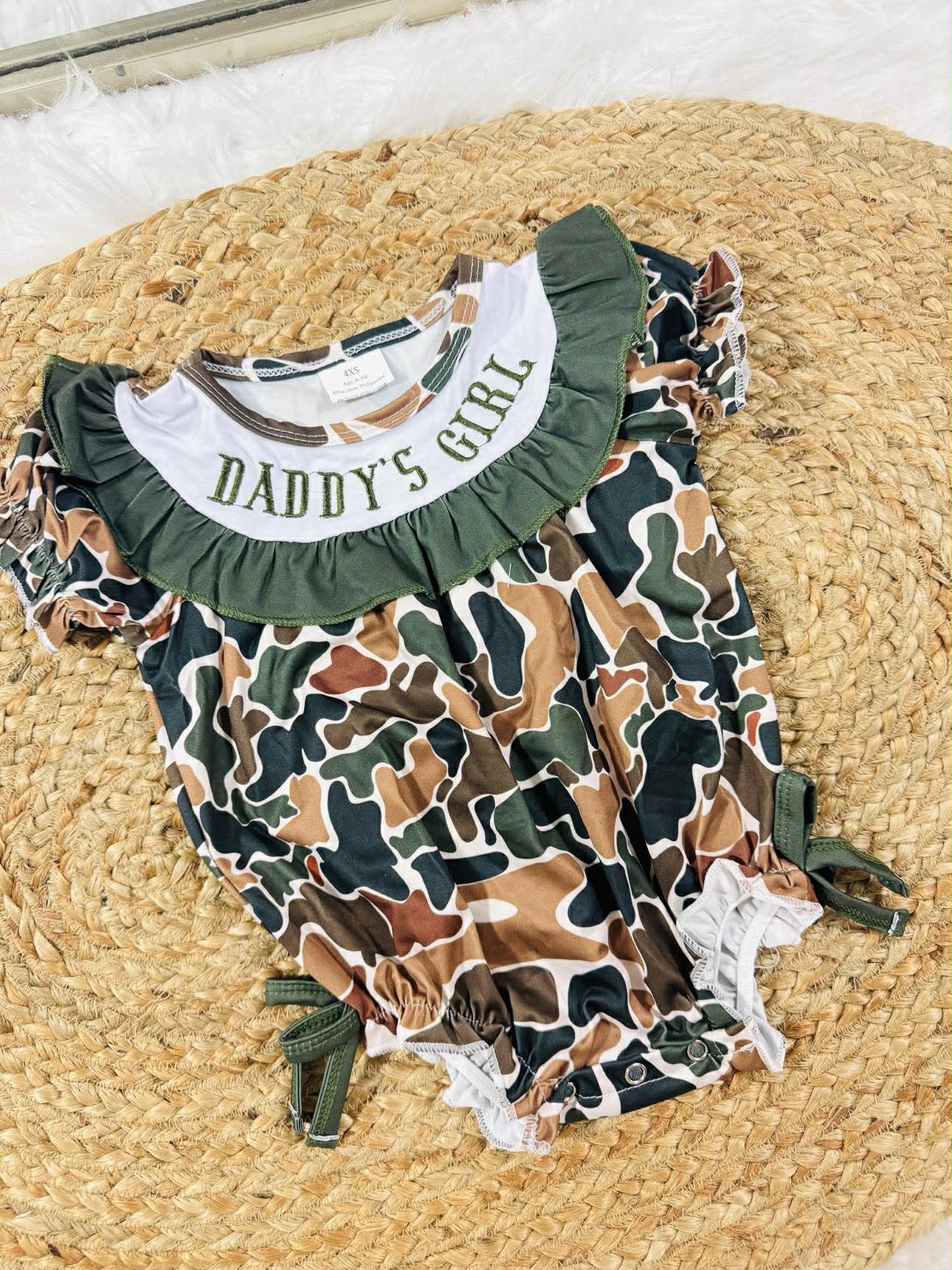 Daddy's Girl Camo Romper