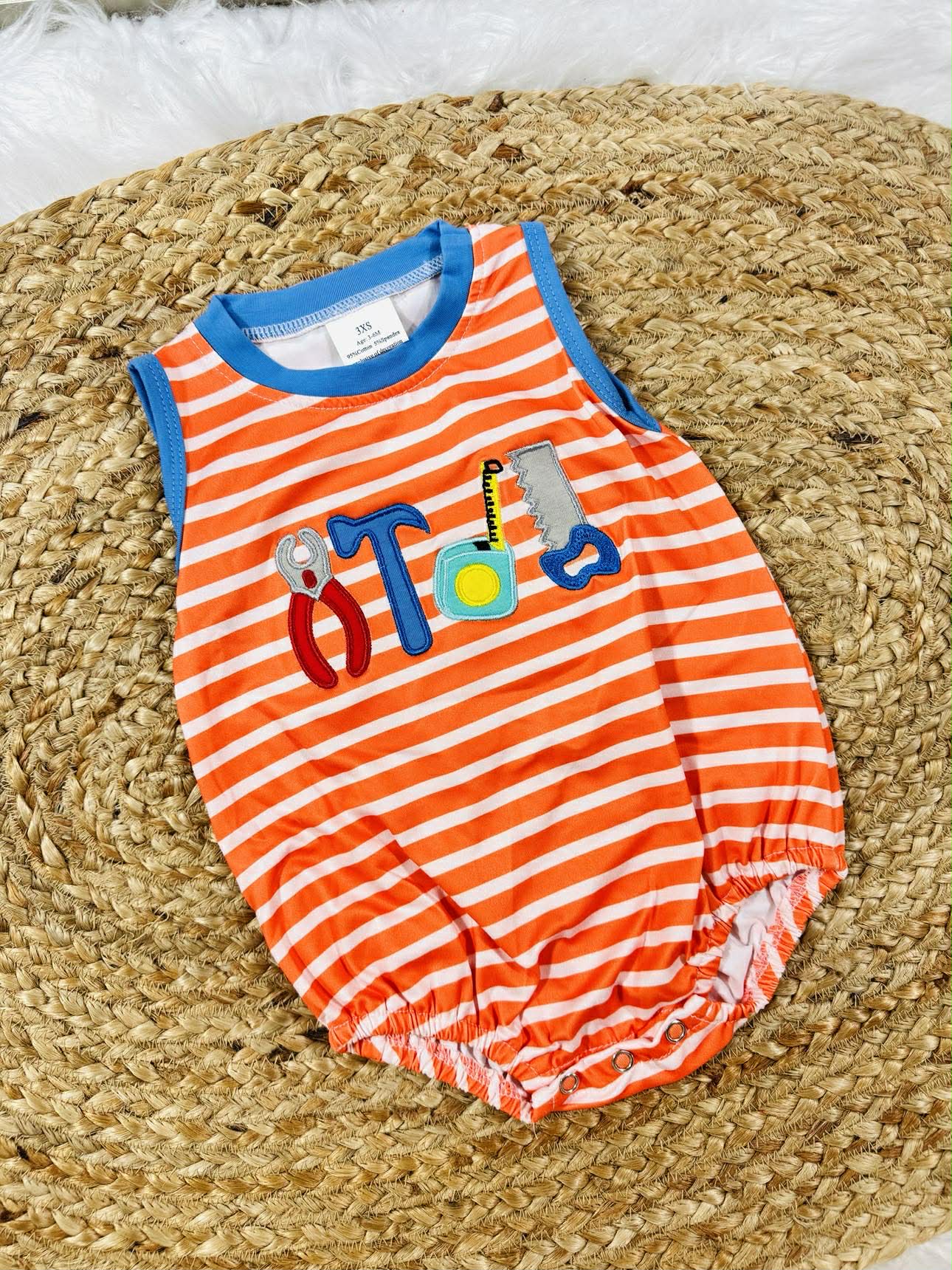 Boys Striped Tool Bubble