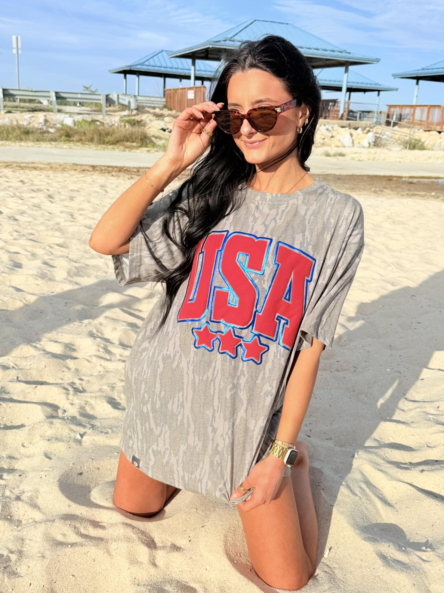 USA Puff Bottomland Graphic Tee