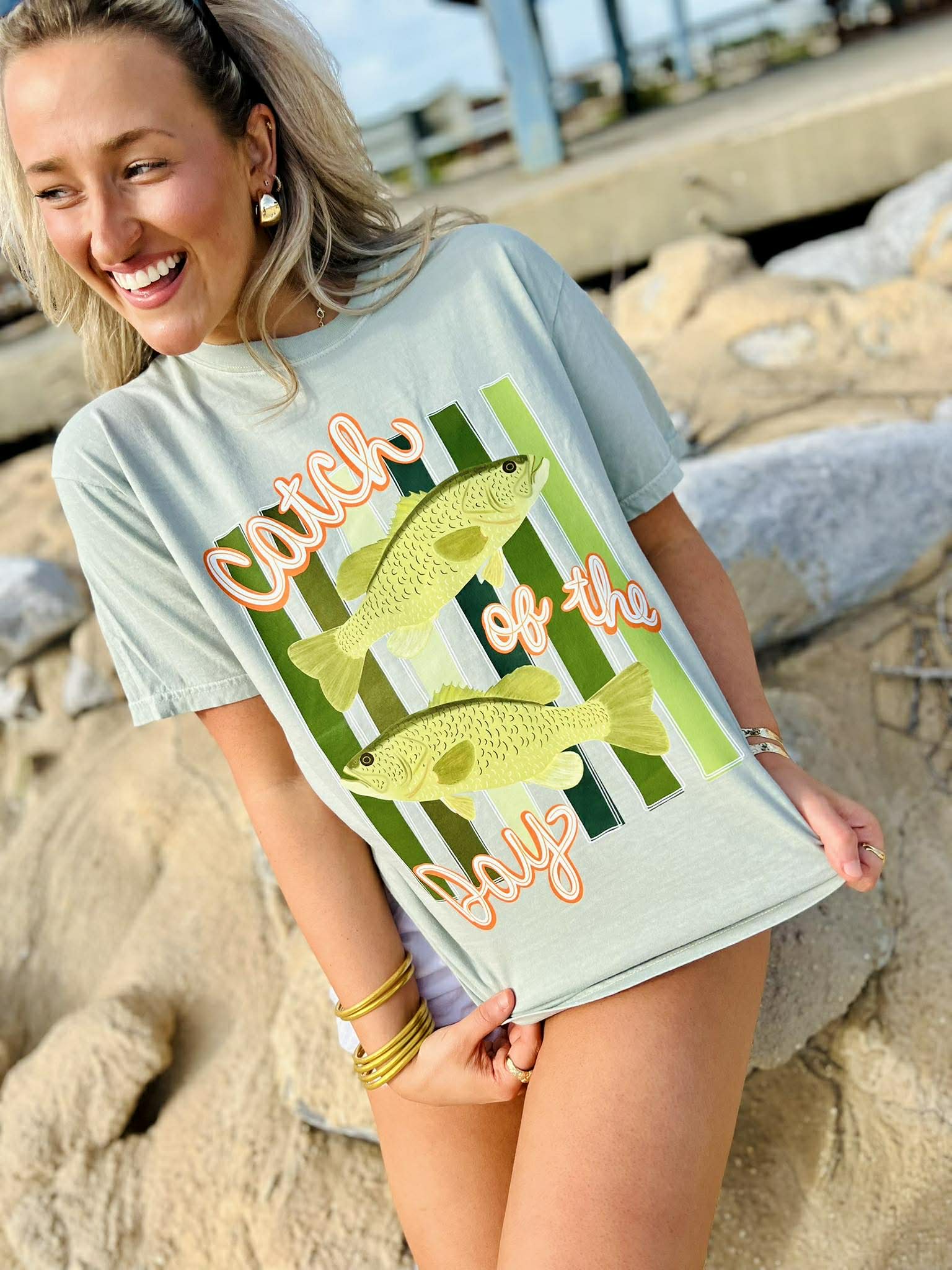 Catch Of The Day Bay Graphic Tee