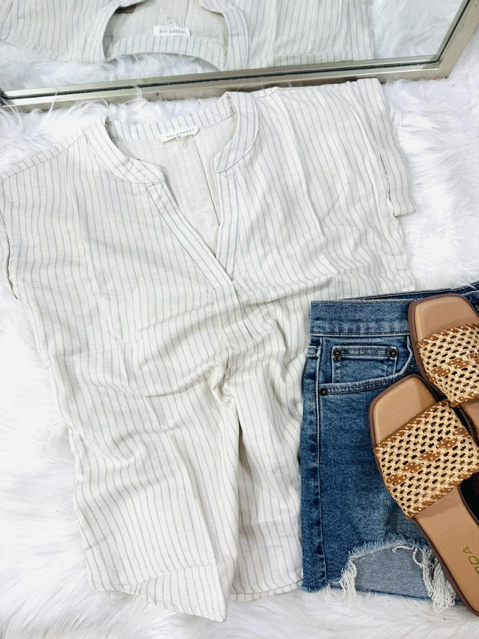 Back Again Striped Top