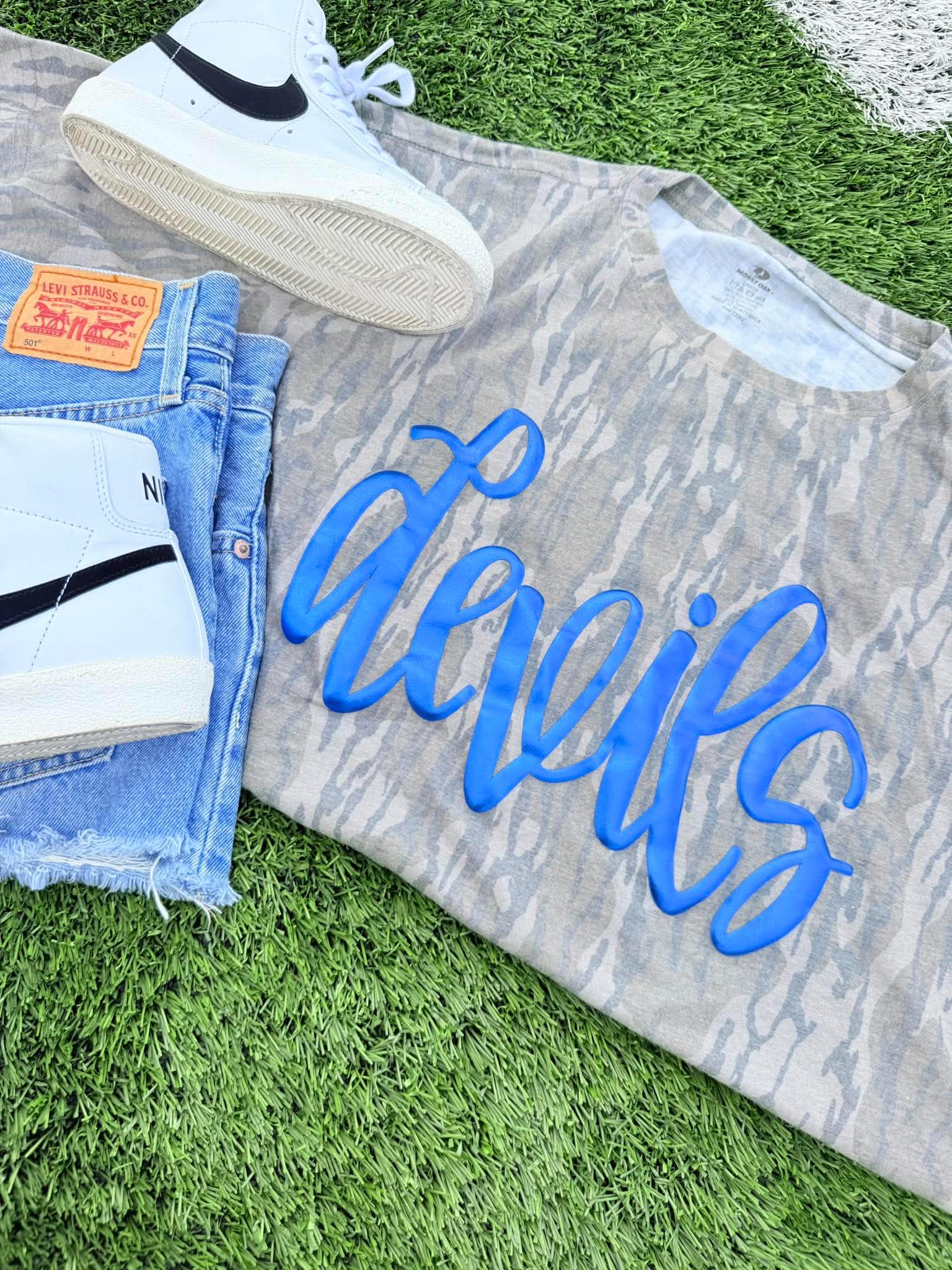 Script Puff Mascot Bottomland Graphic Tee - #GAME120