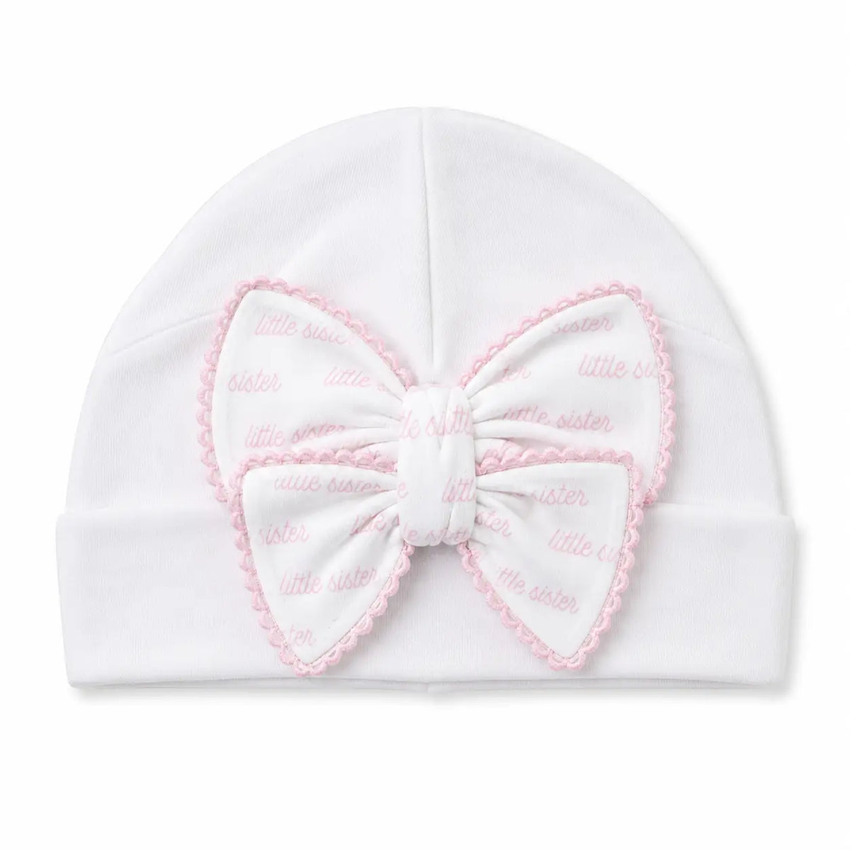 Little Sister Print Bow Hat