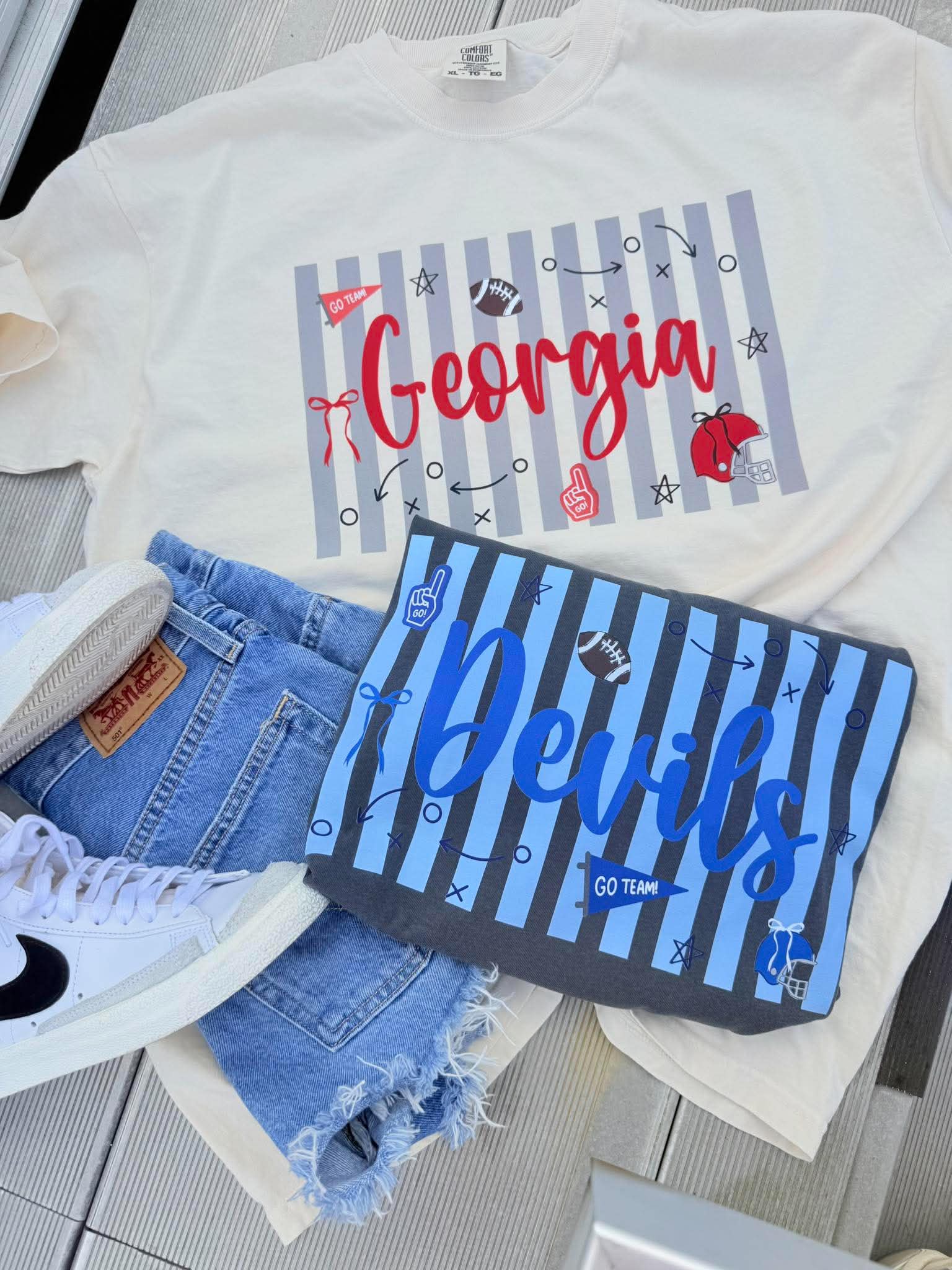 Striped Mascot Trinket Graphic Tee - #GAME109