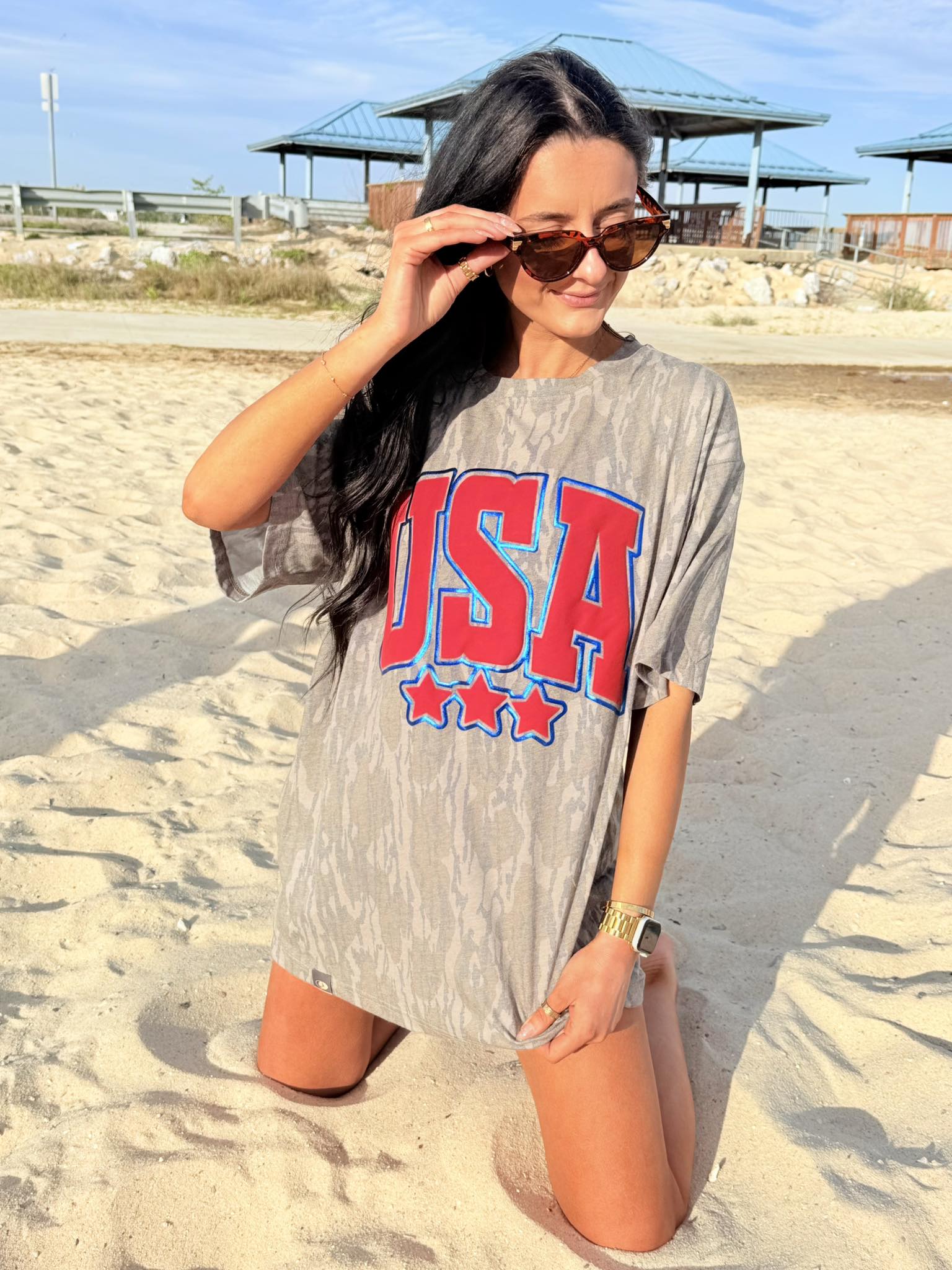 USA Puff Bottomland Graphic Tee