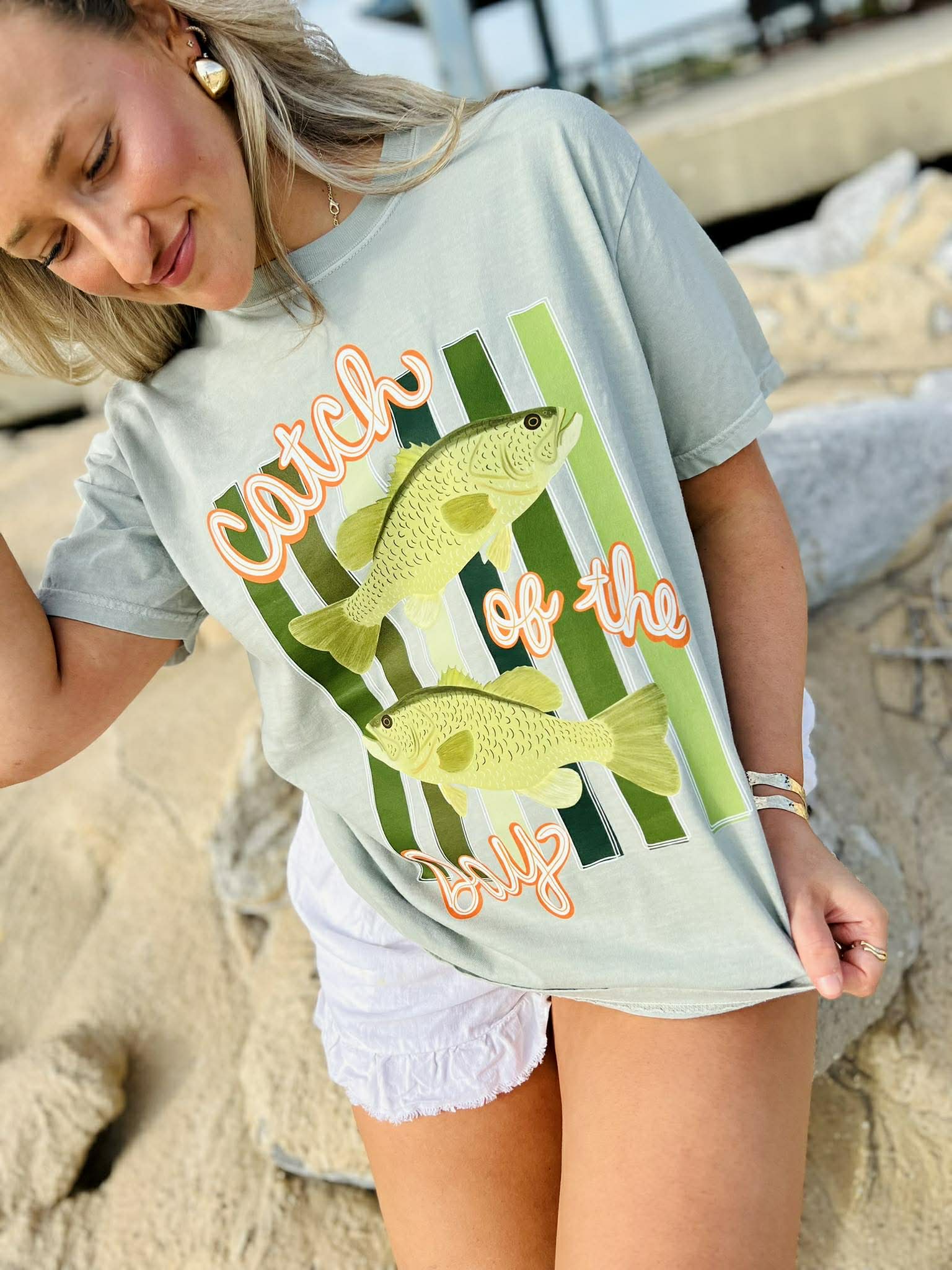 Catch Of The Day Bay Graphic Tee