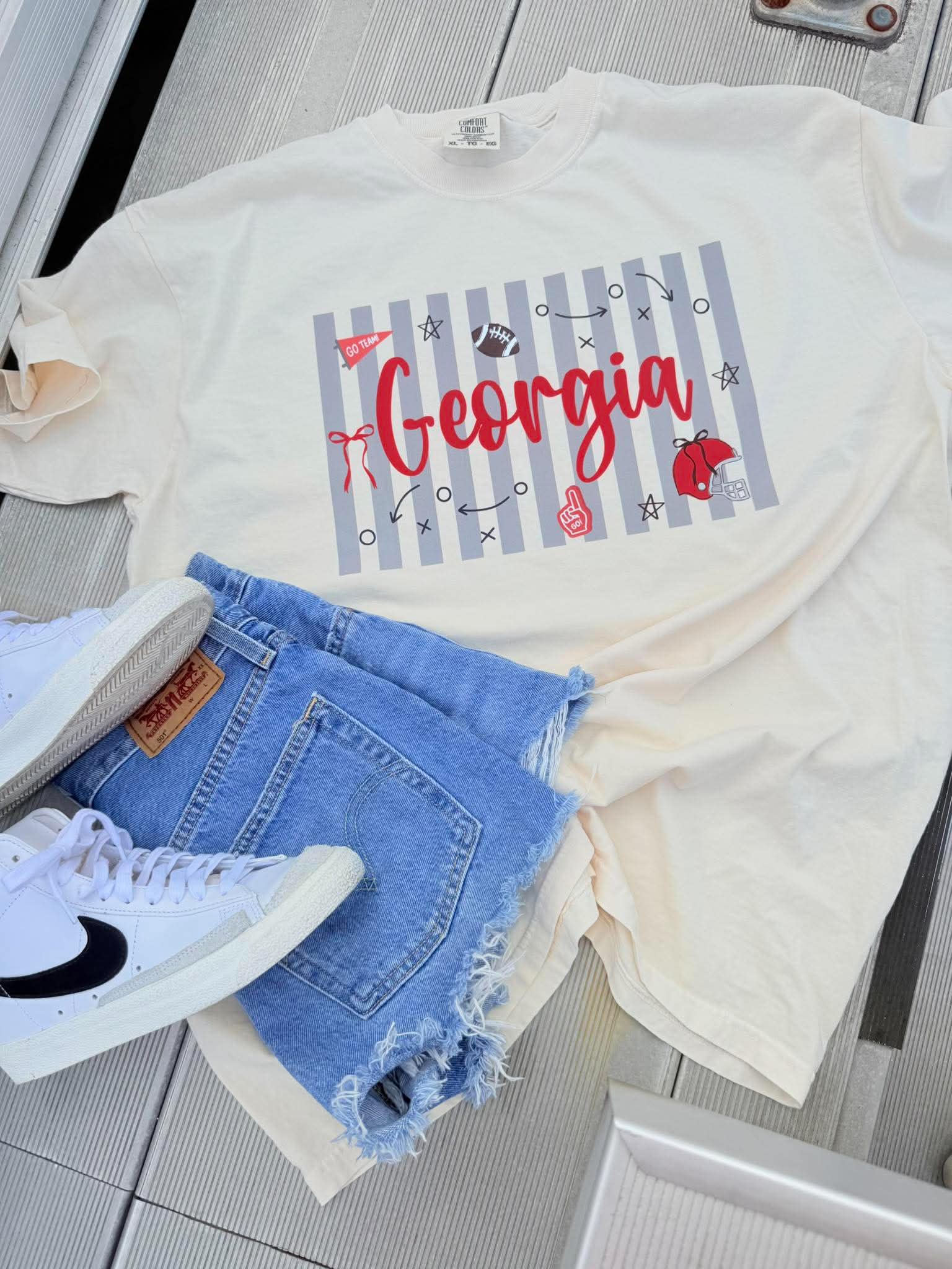 Striped Mascot Trinket Graphic Tee - #GAME109