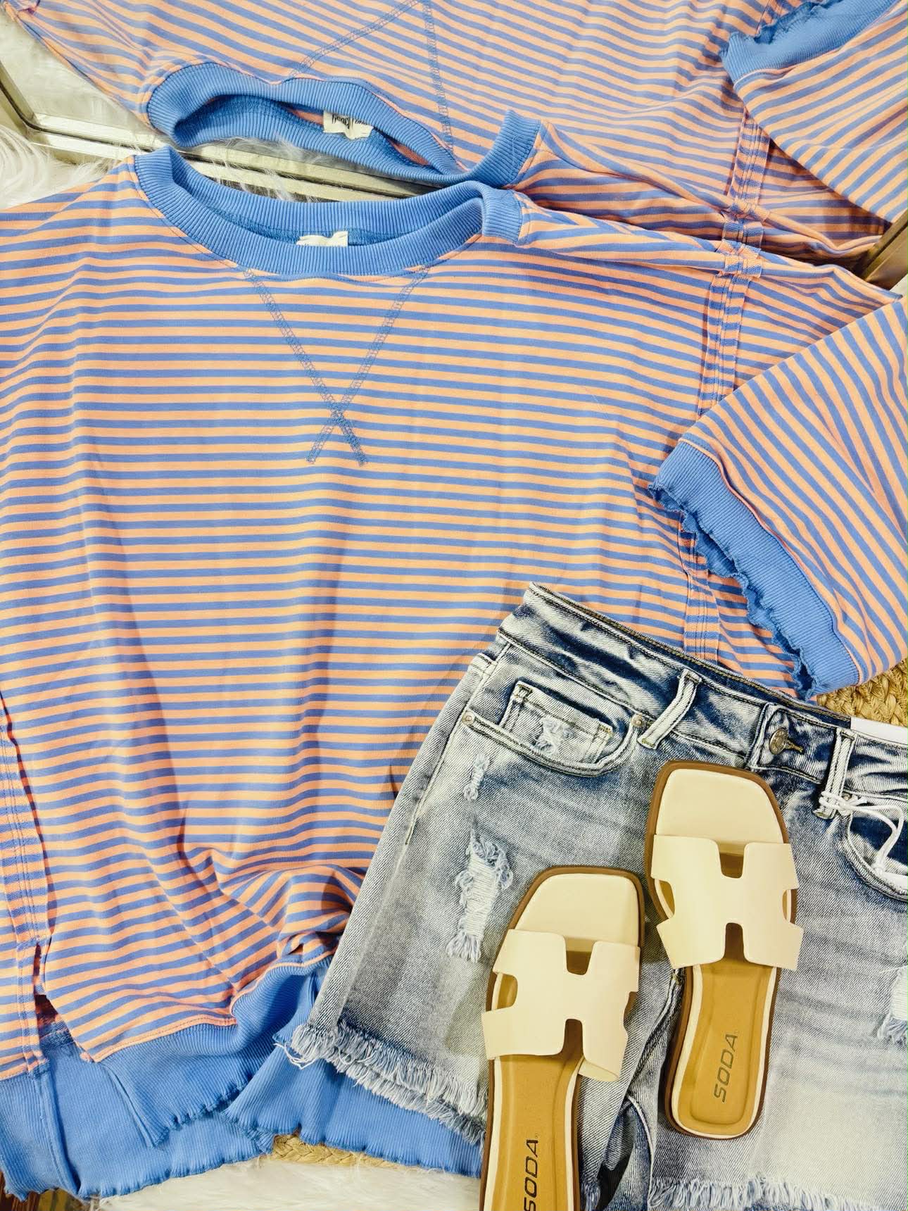 Stripe Out Top