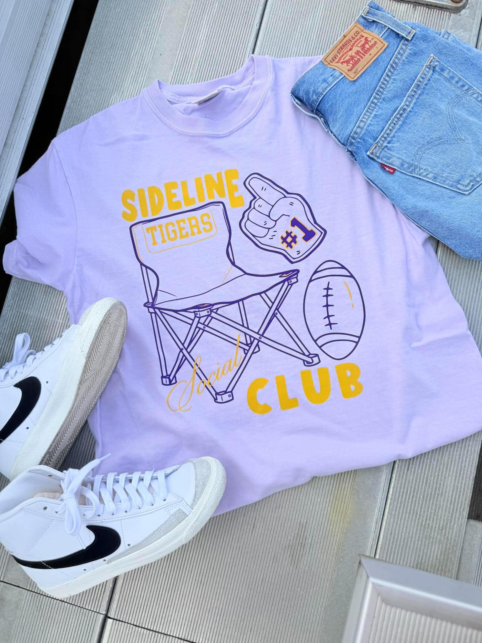 Sideline Social Club Graphic Tee - #GAME108