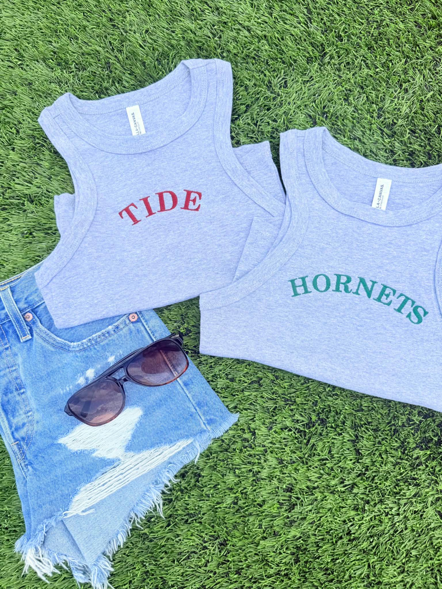 Custom Mascot Razorback Cropped Tank - #GAME113