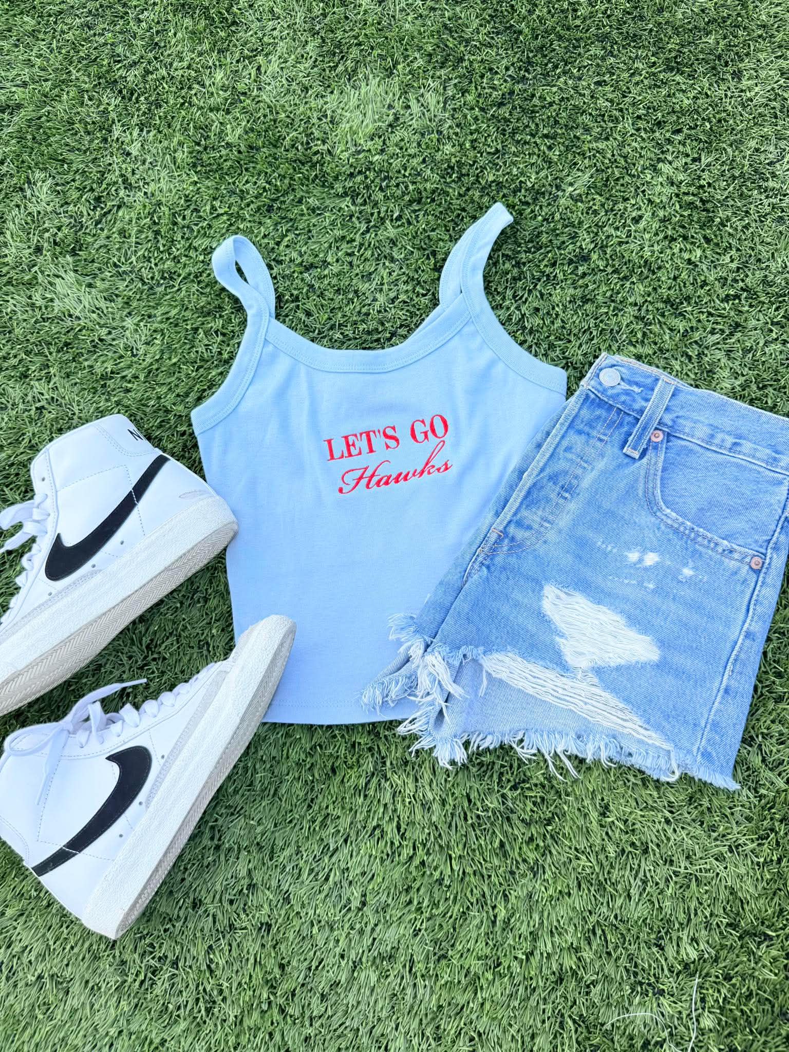Let's Go Team Cropped Tank - #GAME117