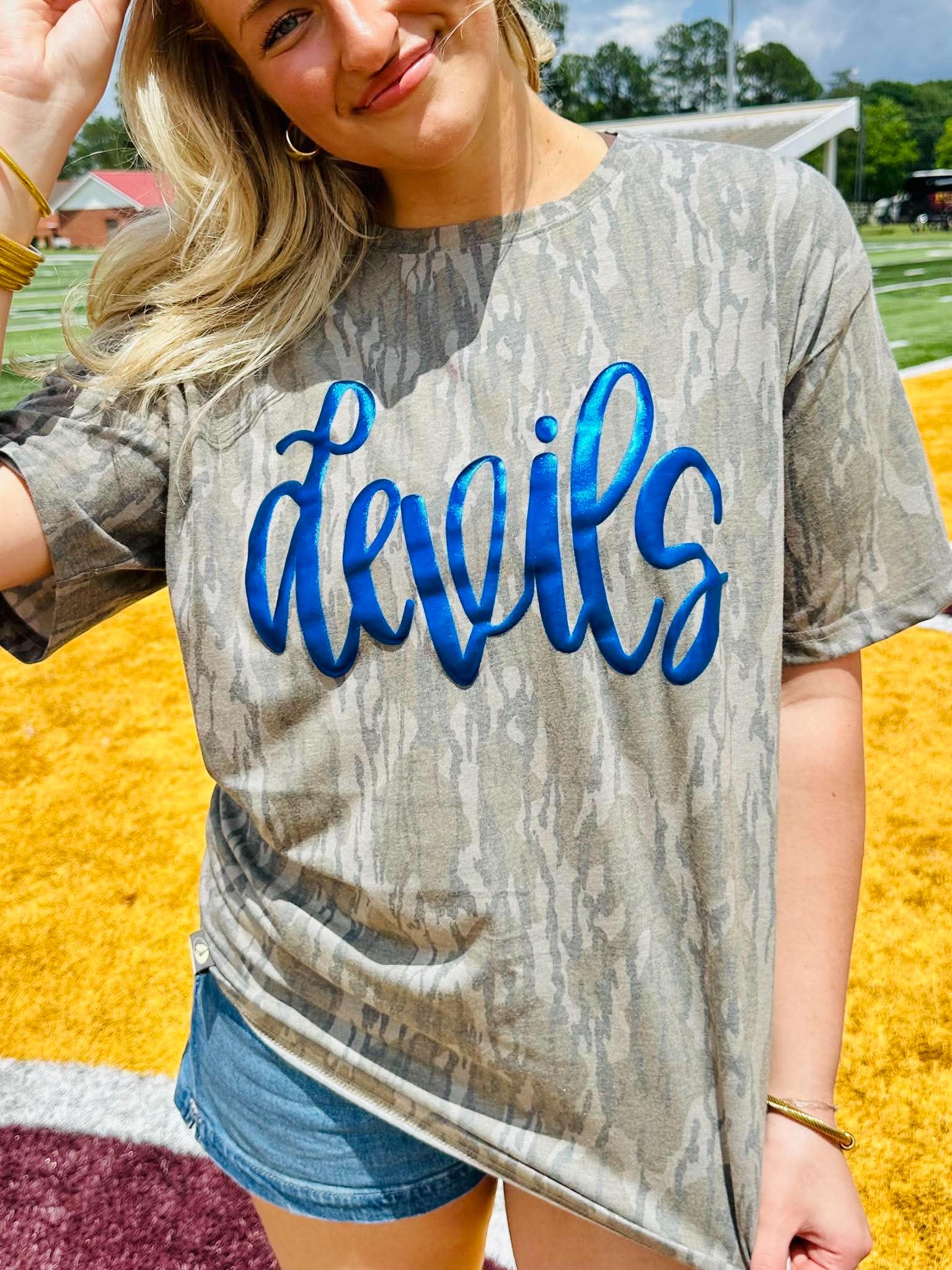 Script Puff Mascot Bottomland Graphic Tee - #GAME120