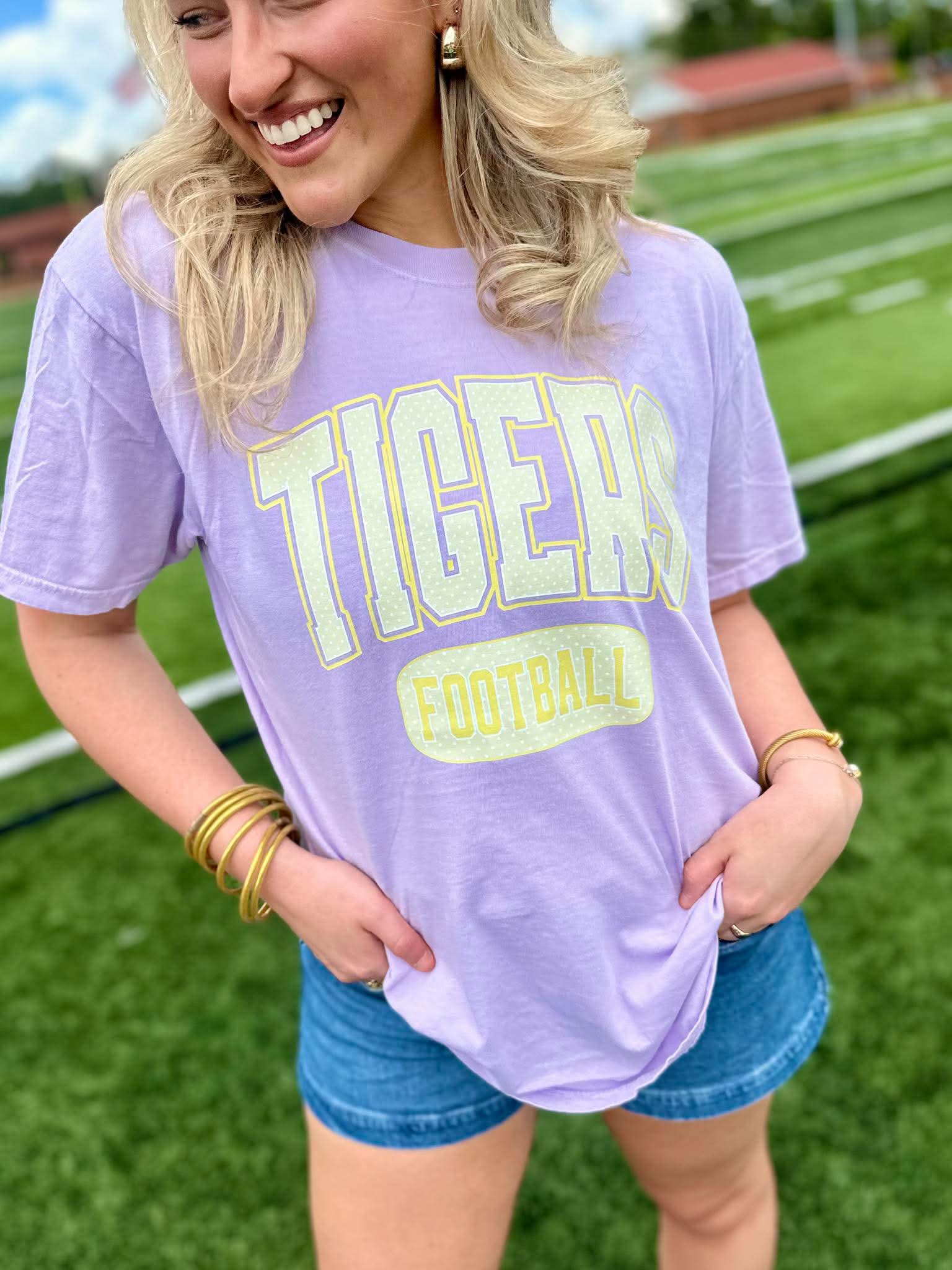 Custom Polka Dot School/Mascot Graphic Tee - #GAME79