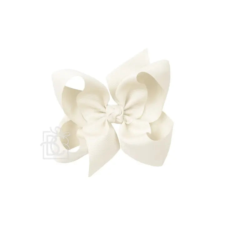 6.5" Antique White Bow