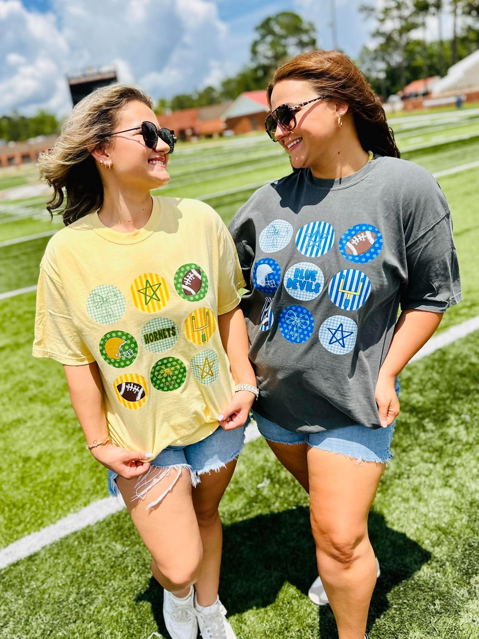 Custom School Circle Stack Graphic Tee - #GAME76