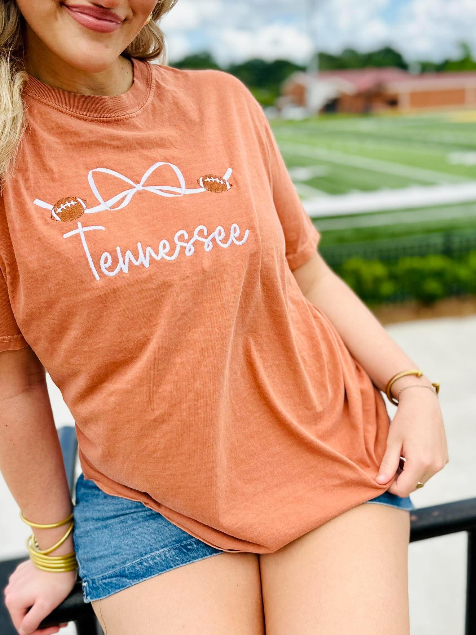 Ribbon Football Mascot Thread Graphic Tee - #GAME87