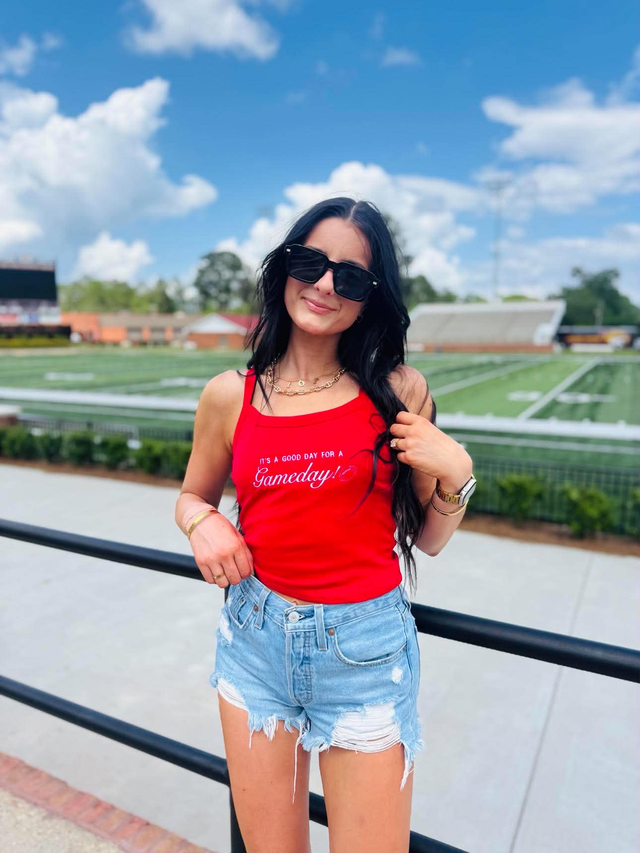 It's A Good Day For A Game Day Cropped Tank - #GAME118