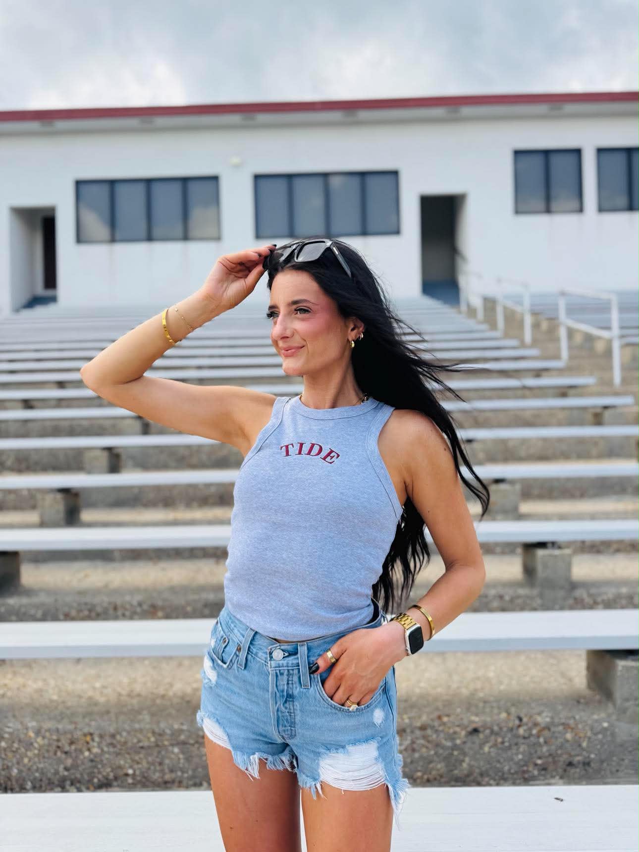 Custom Mascot Razorback Cropped Tank - #GAME113