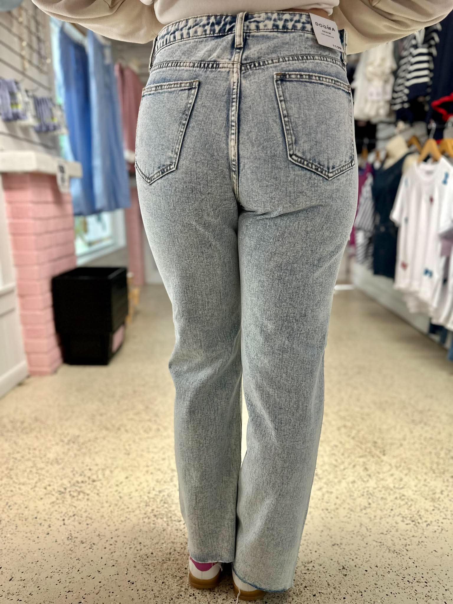 The Morgan High Rise Light Wash Jeans