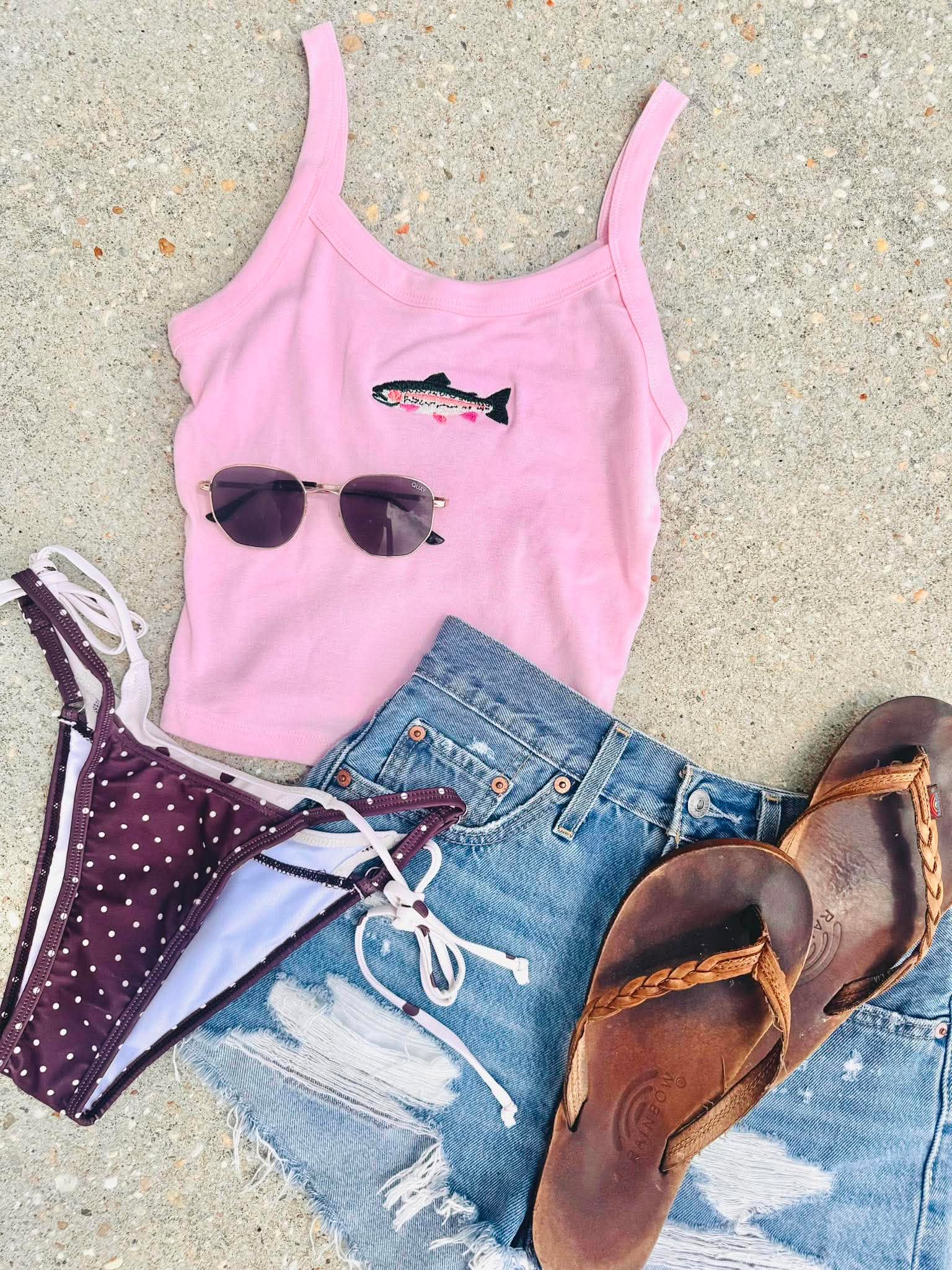 Pink Trout Tank