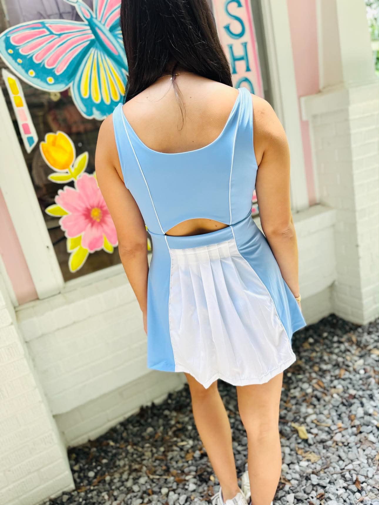 Match Point Blue Athletic Dress