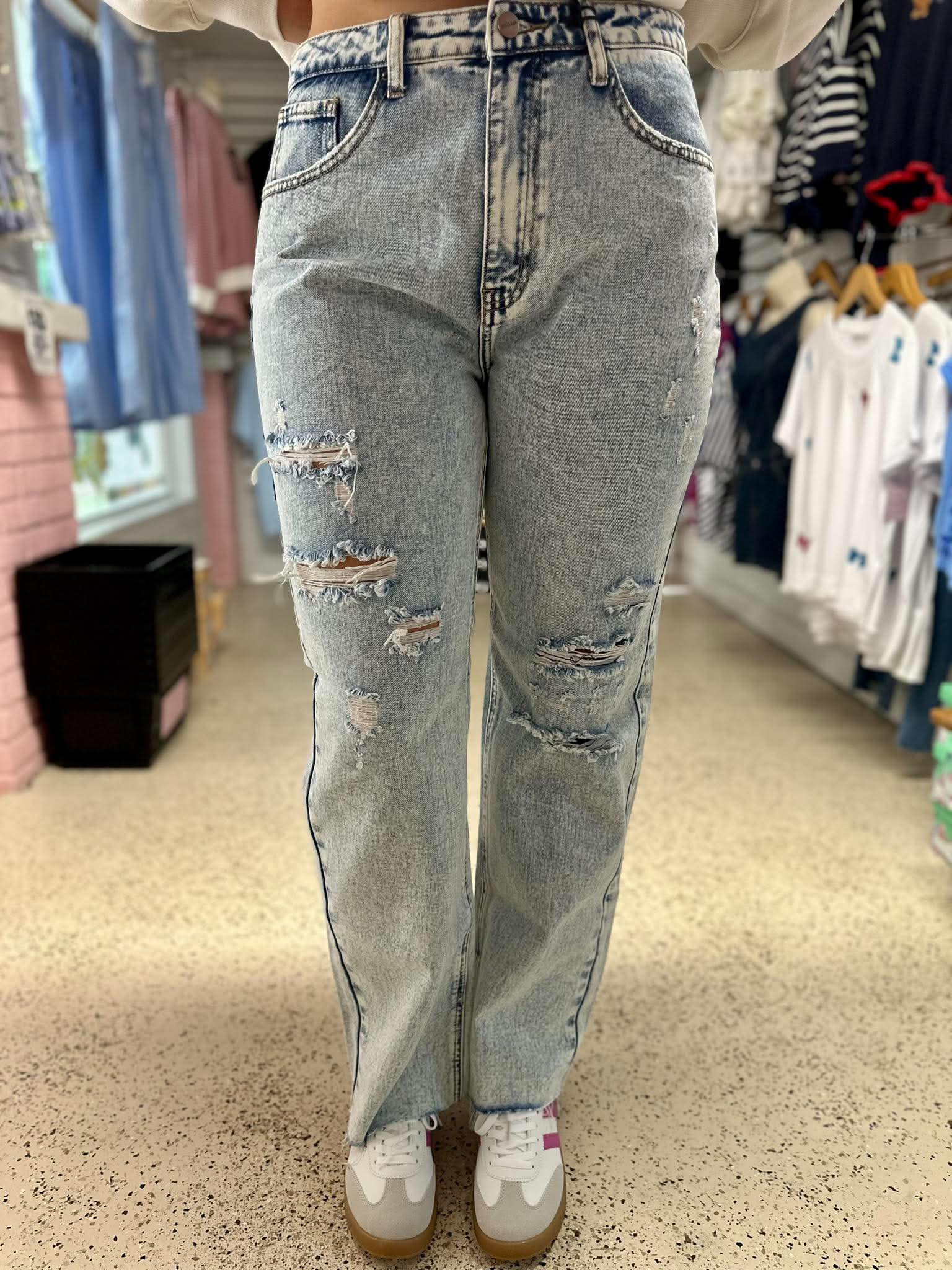 The Morgan High Rise Light Wash Jeans