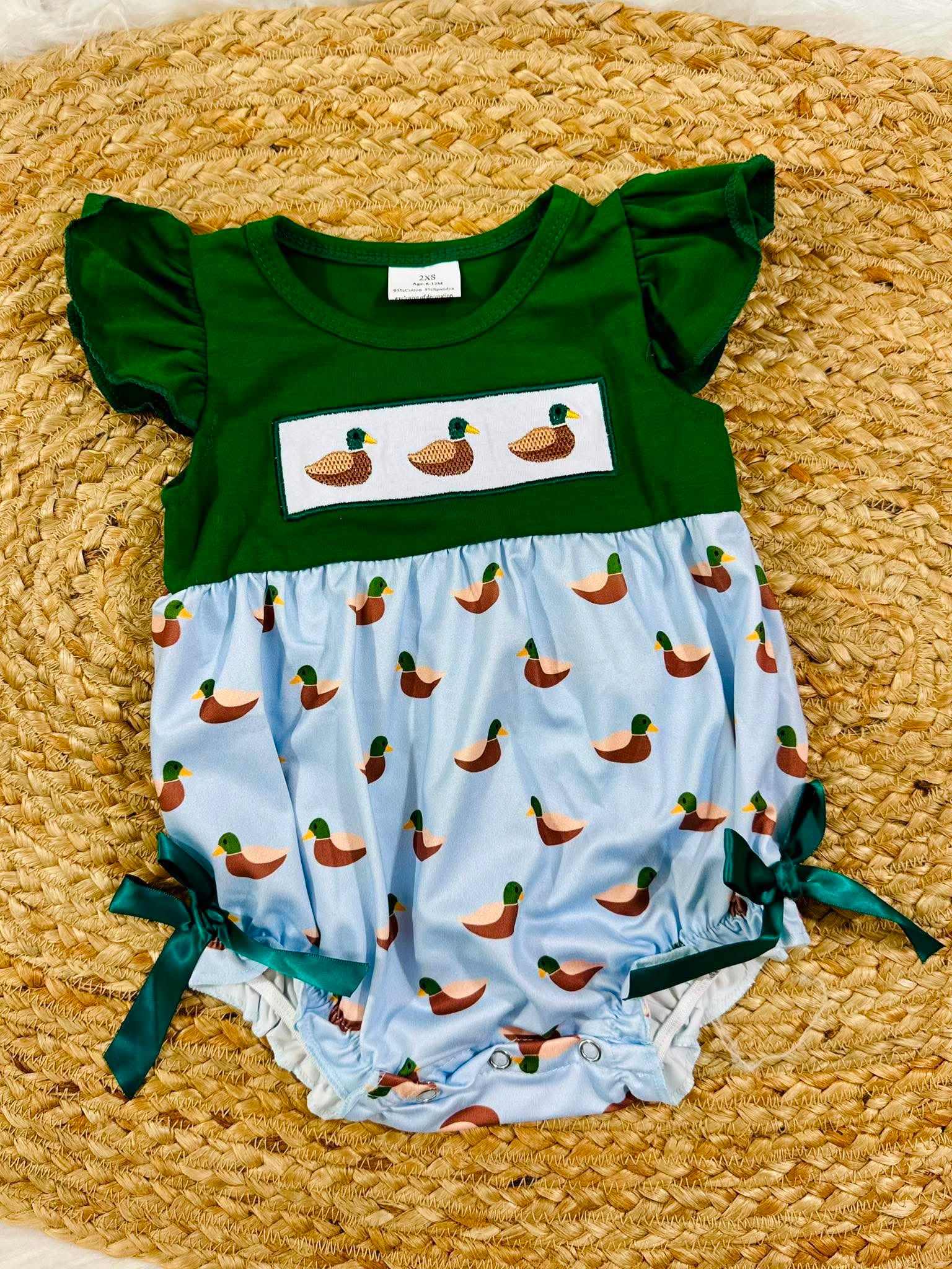 Dark Green Girl Mallard Bubble