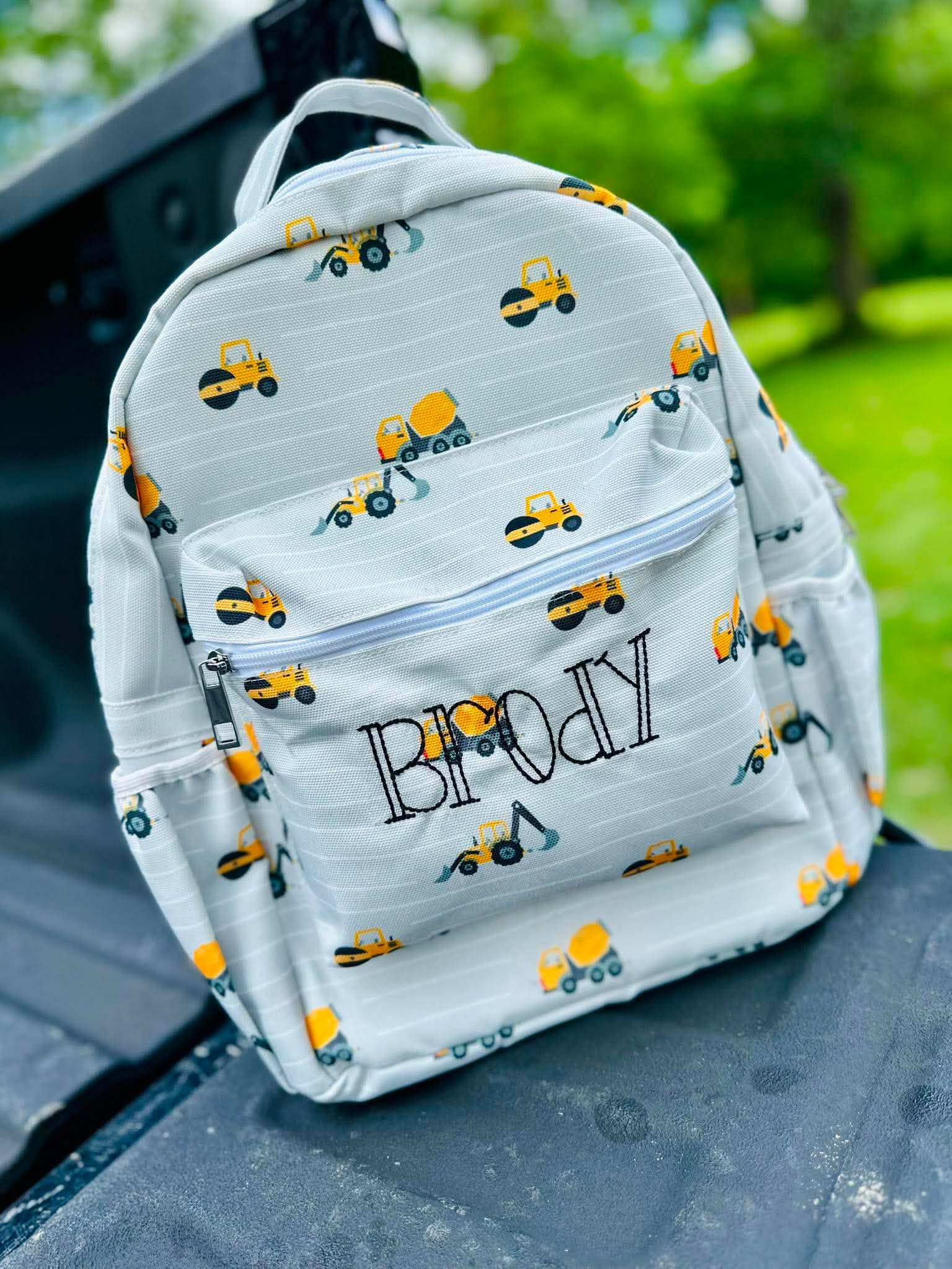 Construction Sugar Bee Backpack