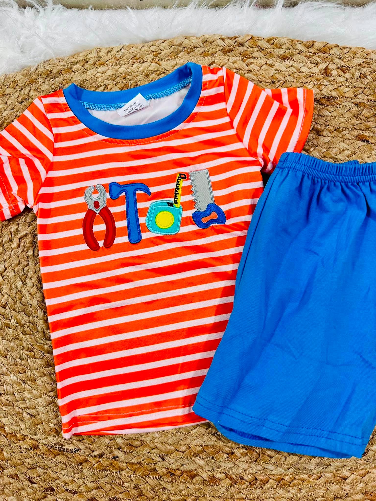 Boys Tool Short Set
