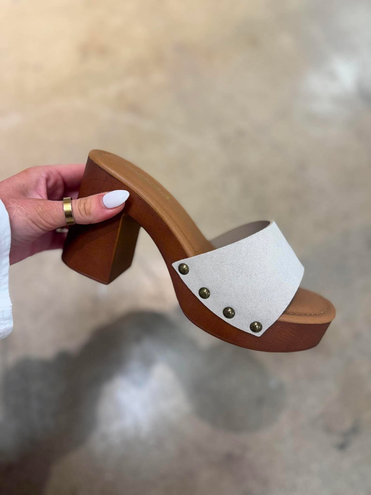 Call It Fate Nude Platform Heels