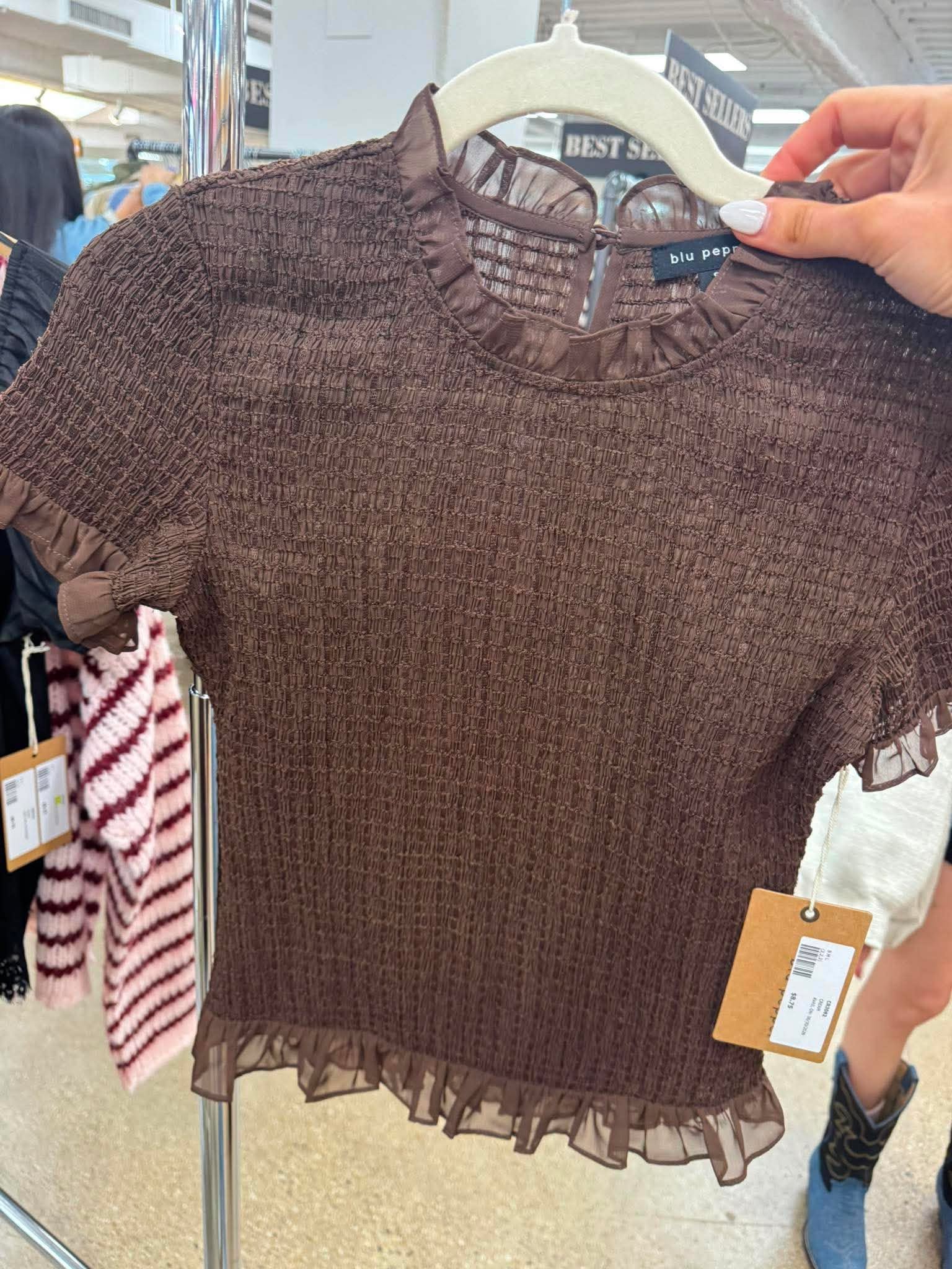 After Dark Ruffle Top