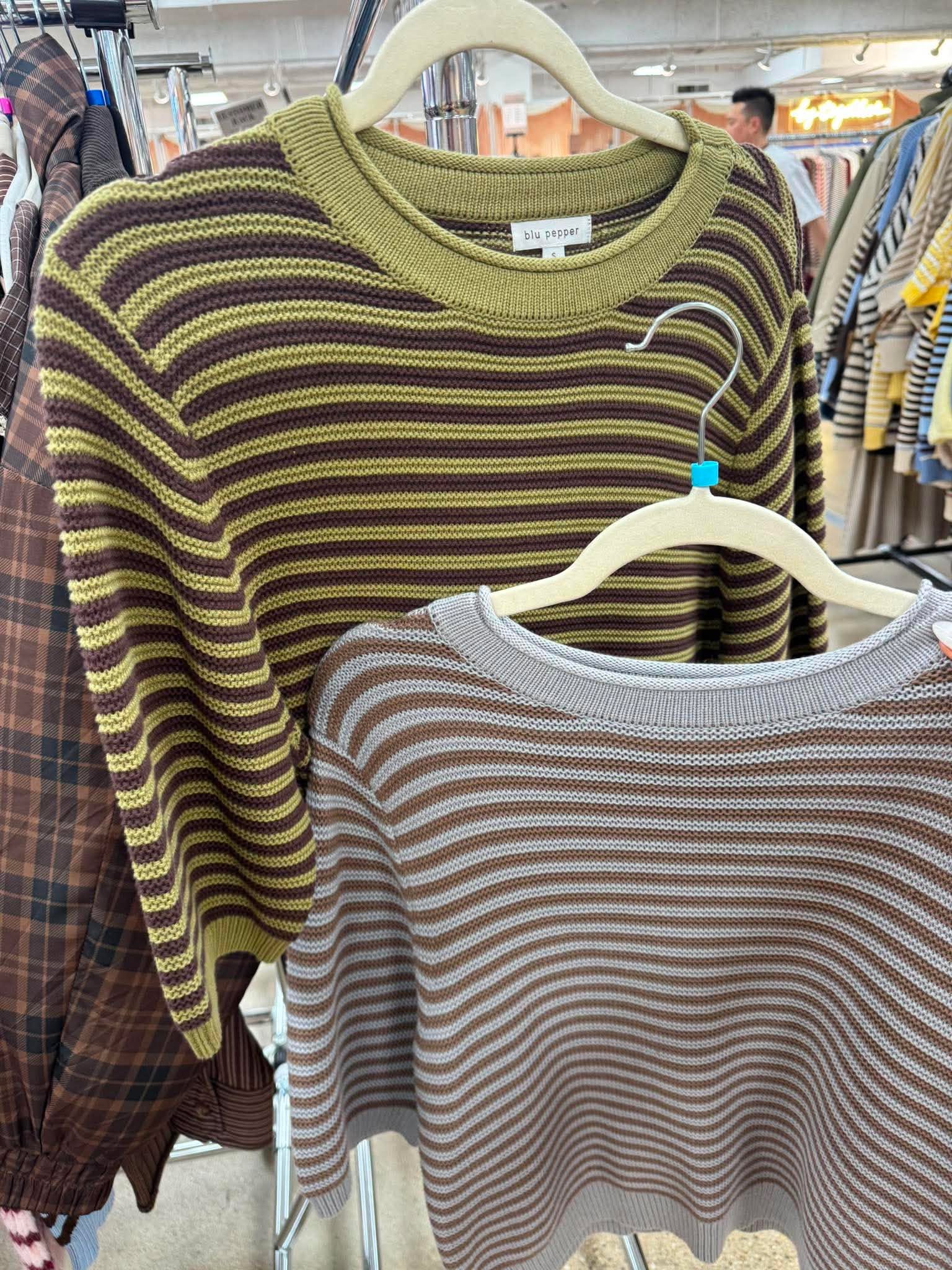 Sweet Talk Striped Sweater Top