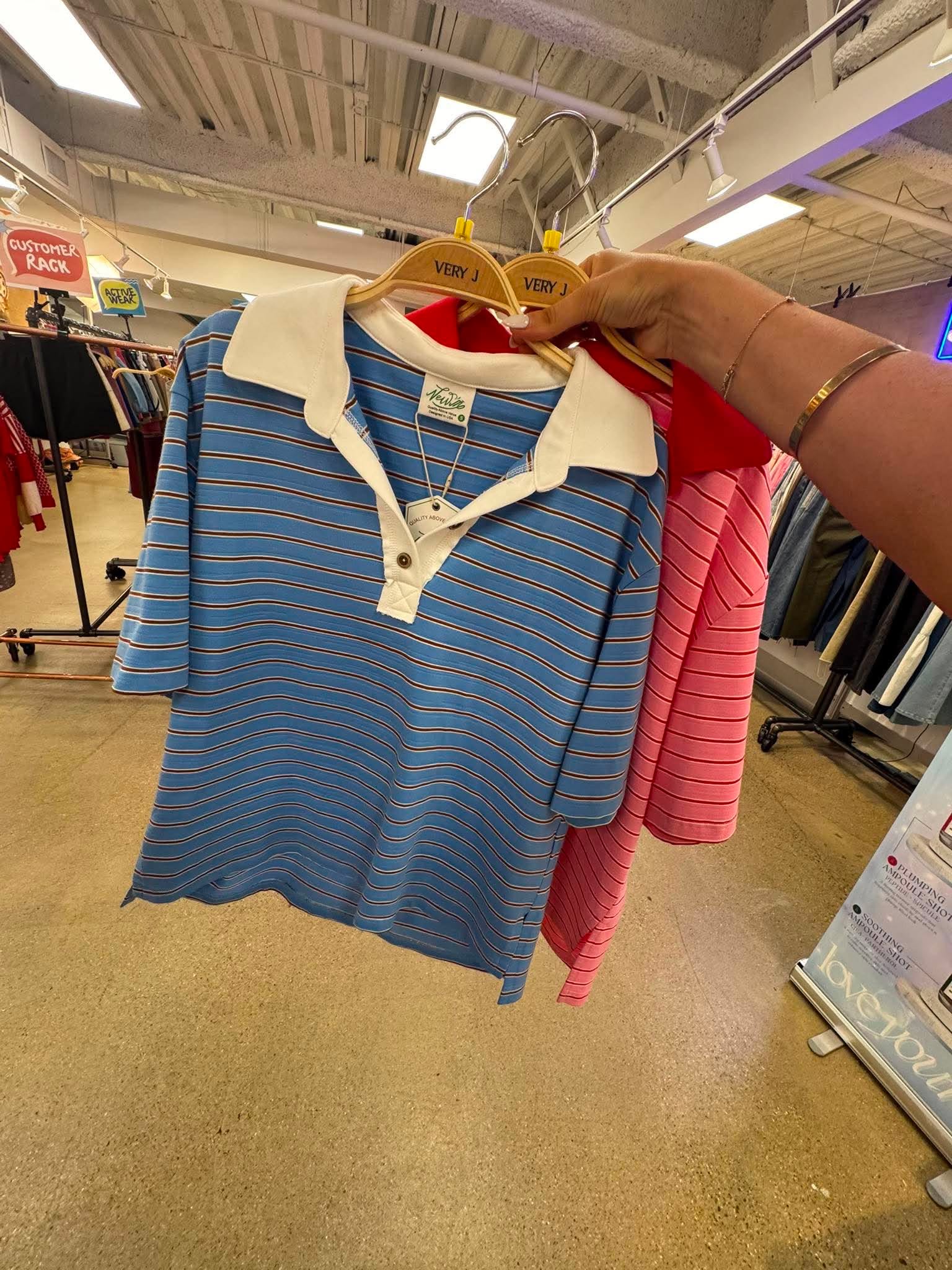 Summer Wave Striped Top