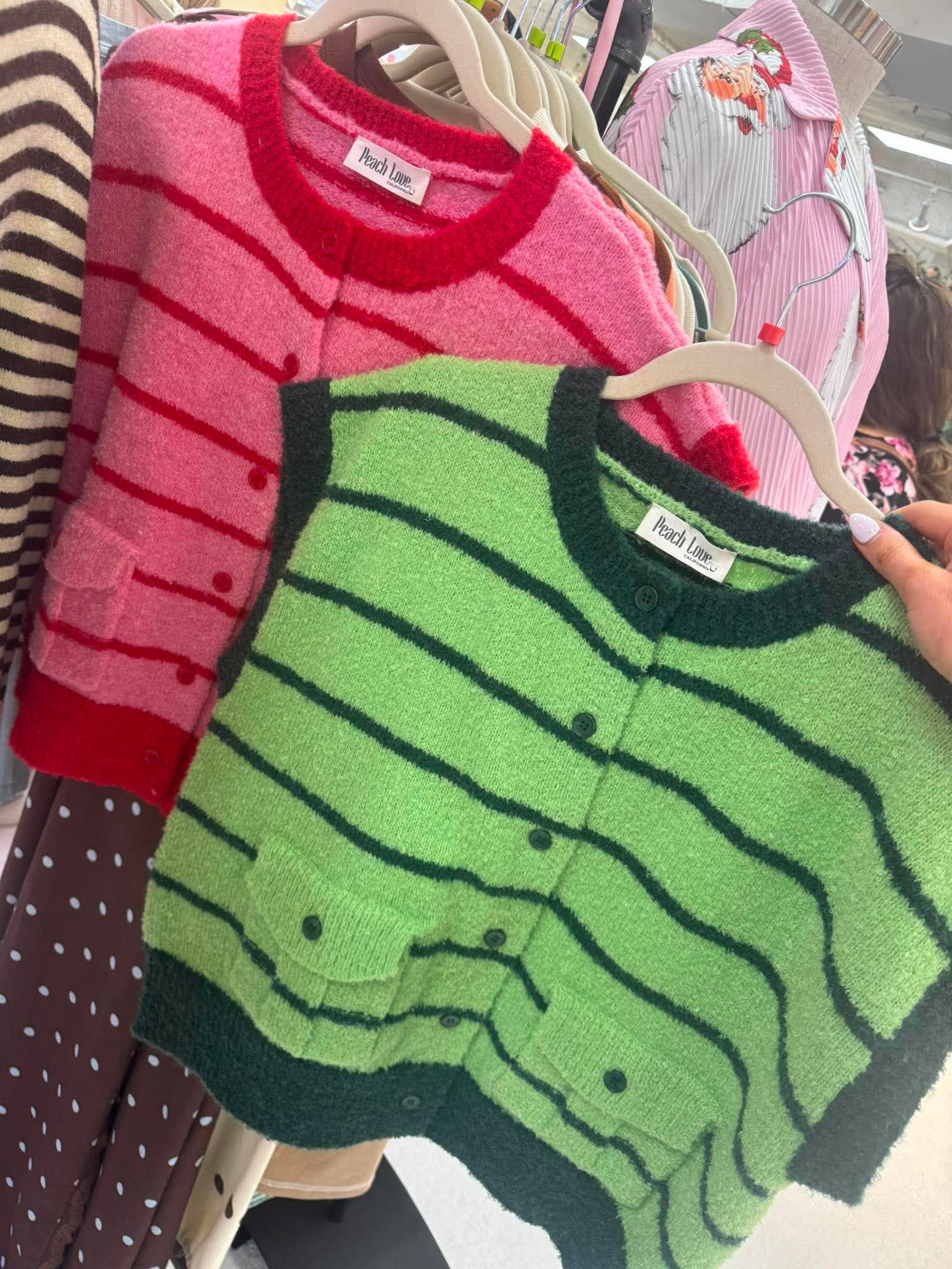 Sugar Rush Striped Sweater Top