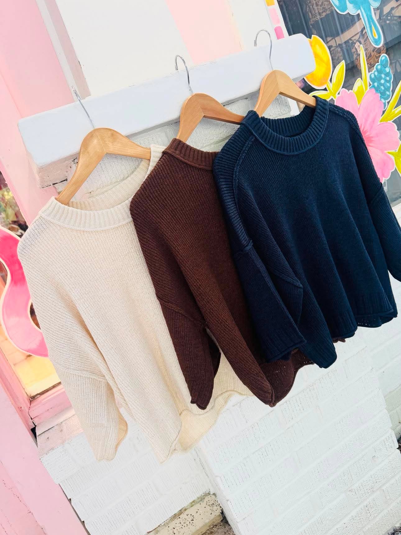 On My Schedule Sweater Top