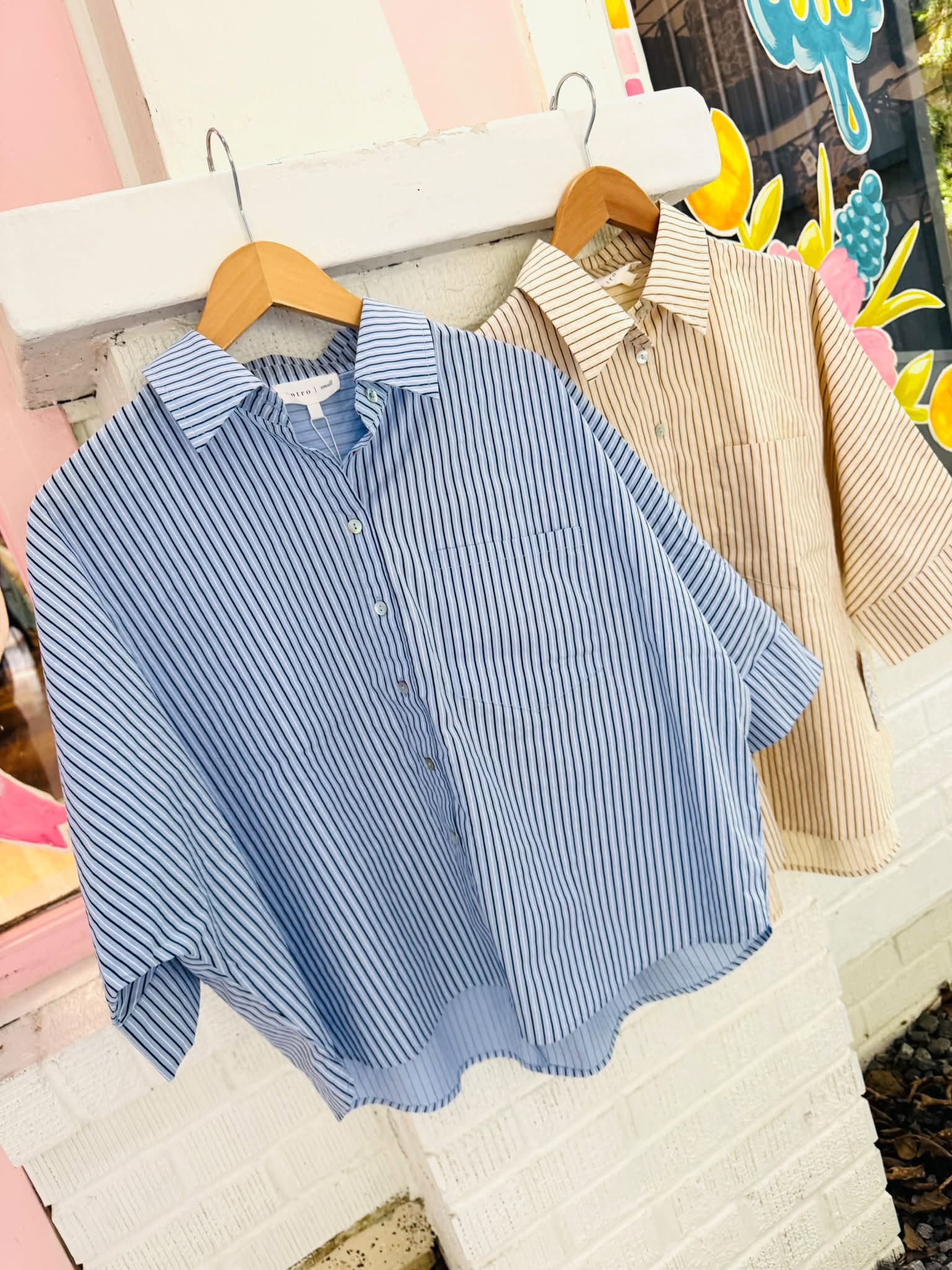 Vivid Dreams Striped Blouse
