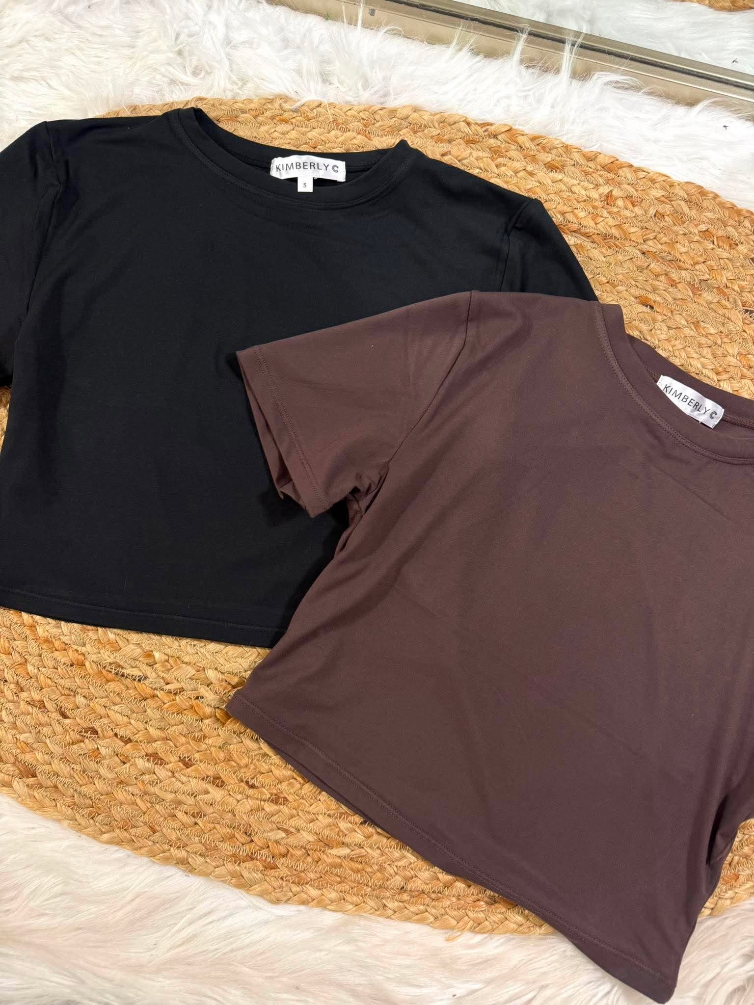 Basic Butter Soft Crop Tee
