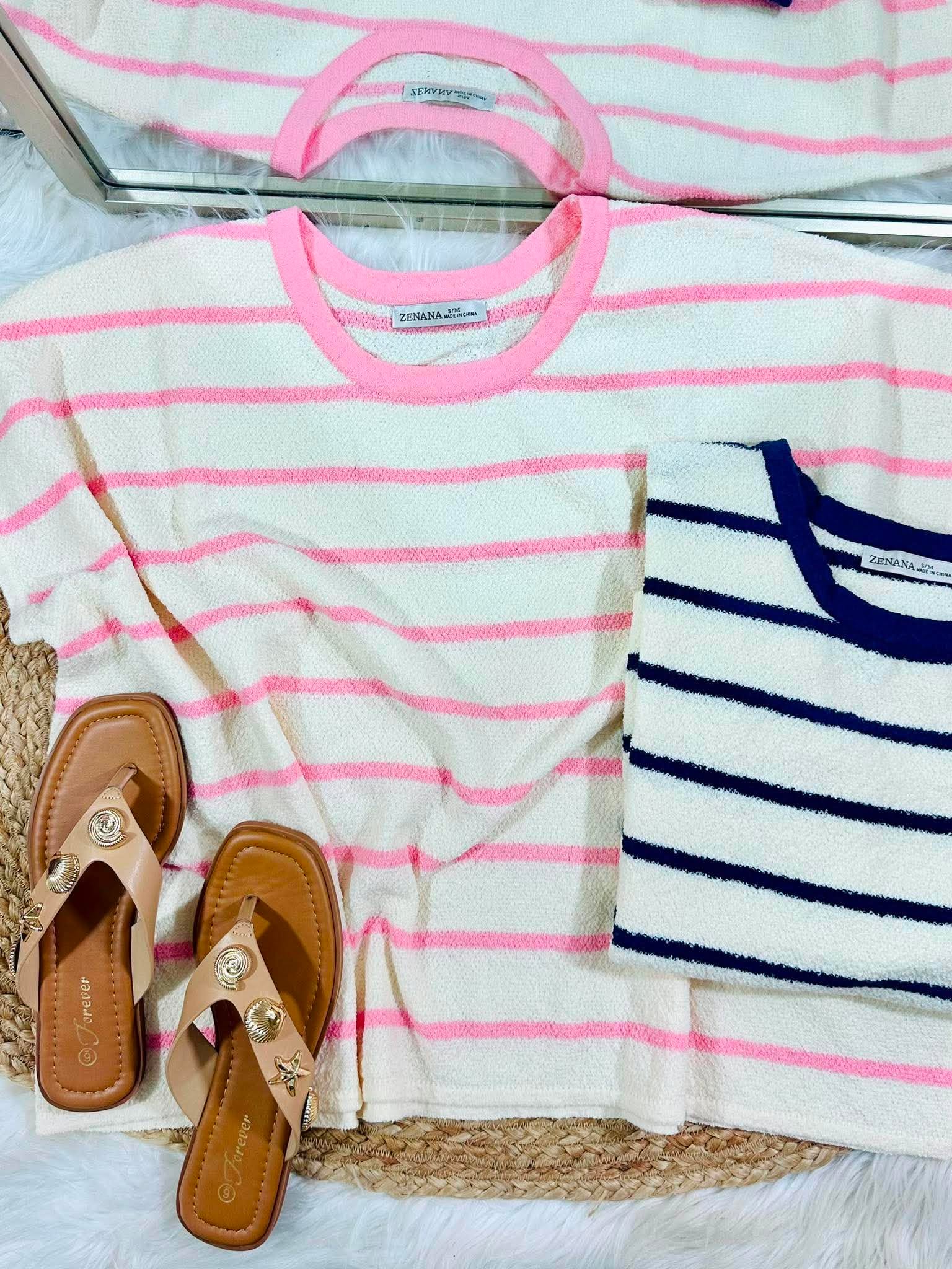 On Your Way Stripe Top