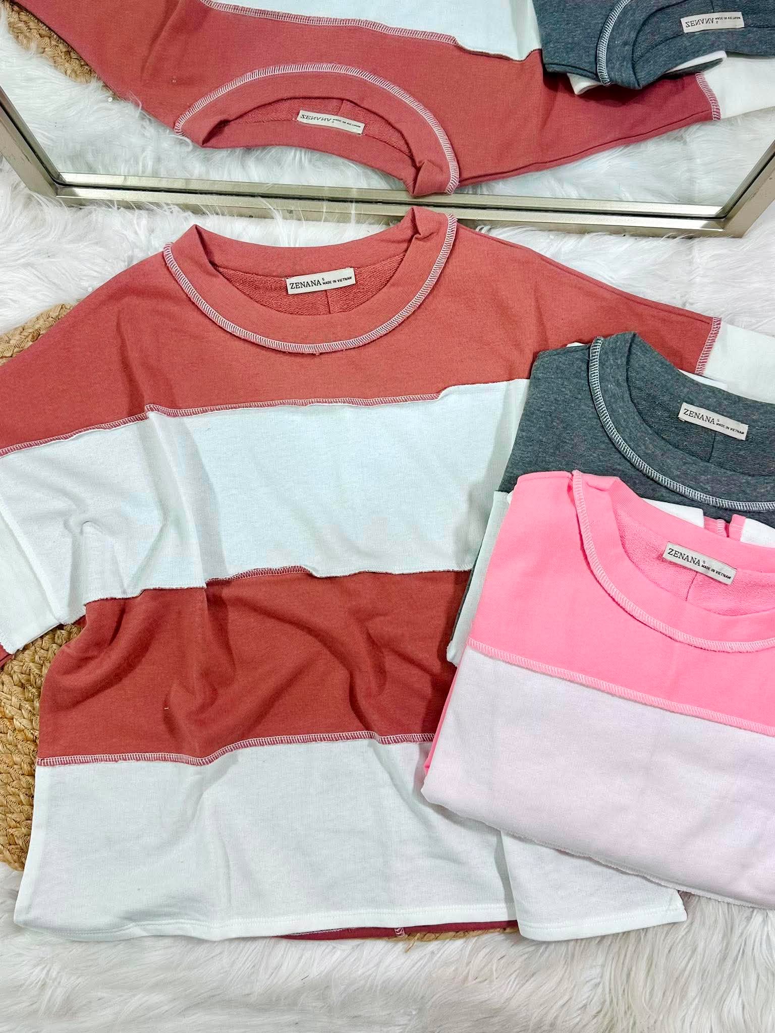 On The Go Stripe Top
